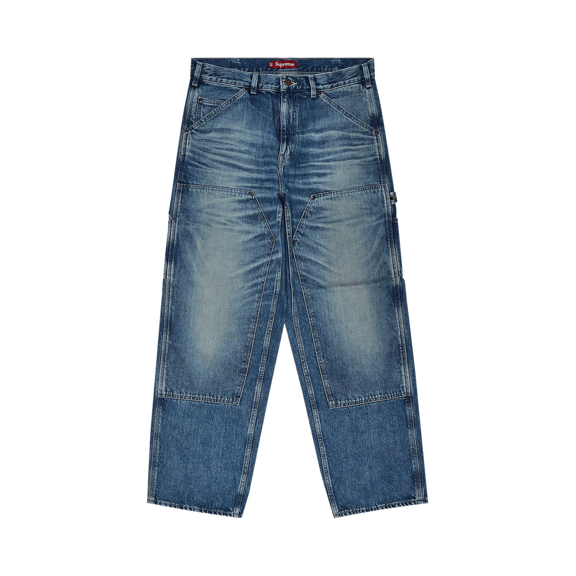 Supreme Worn Double Knee Painter Pant 'Denim'