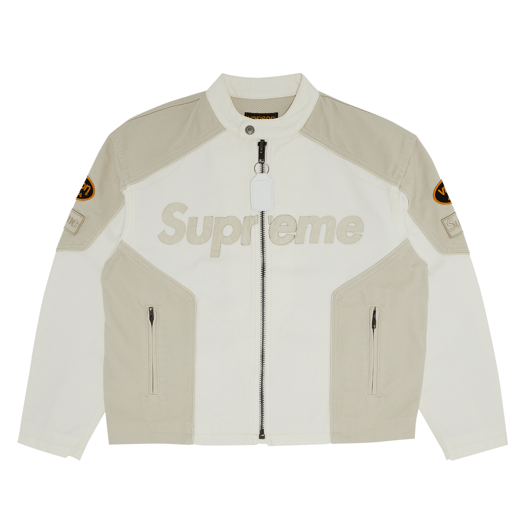 Supreme x Vanson Leathers x Cordura Cotton Jacket 'White'
