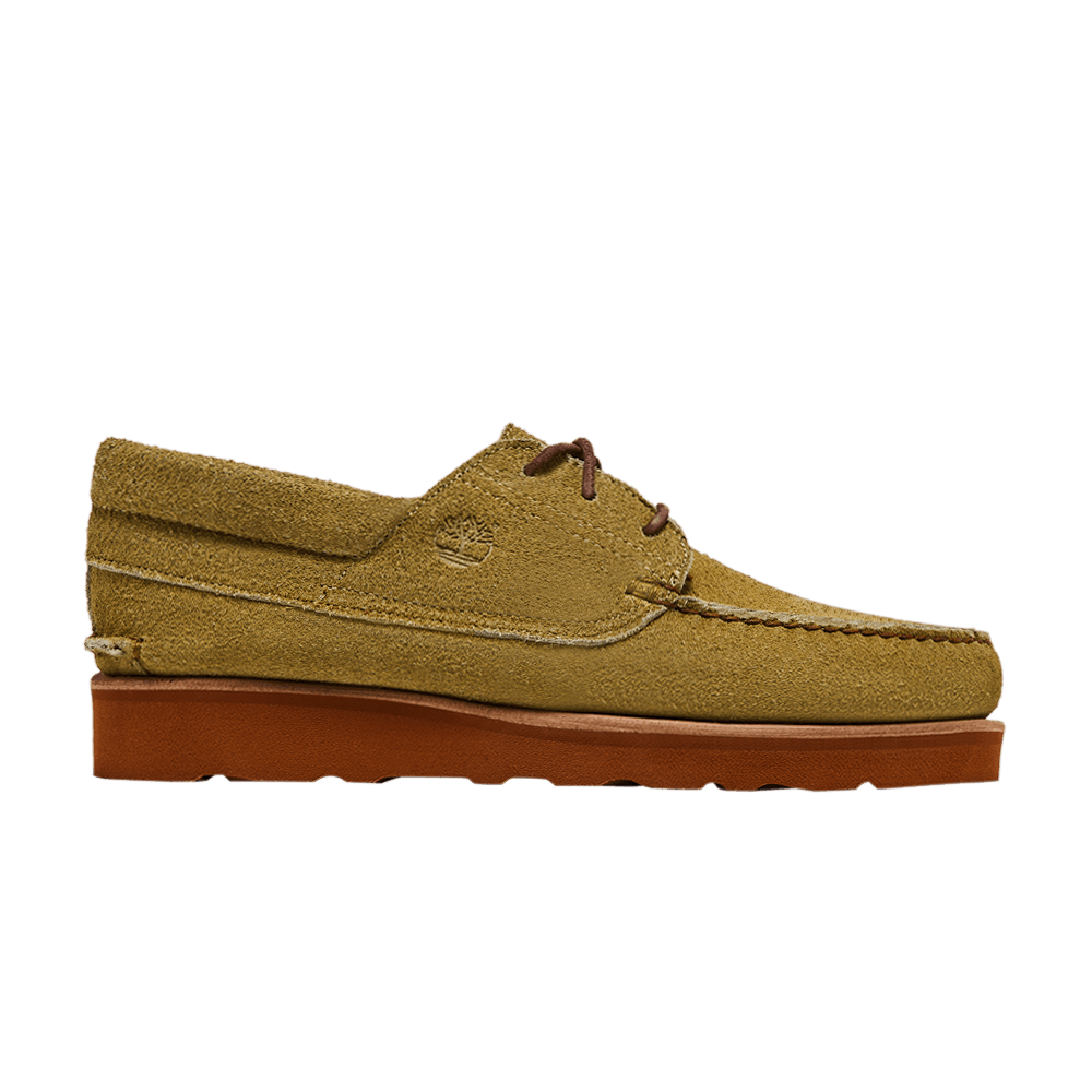 Timberland 3-Eye Classic Wedge Vibram Lace Up 'Light Beige Suede'