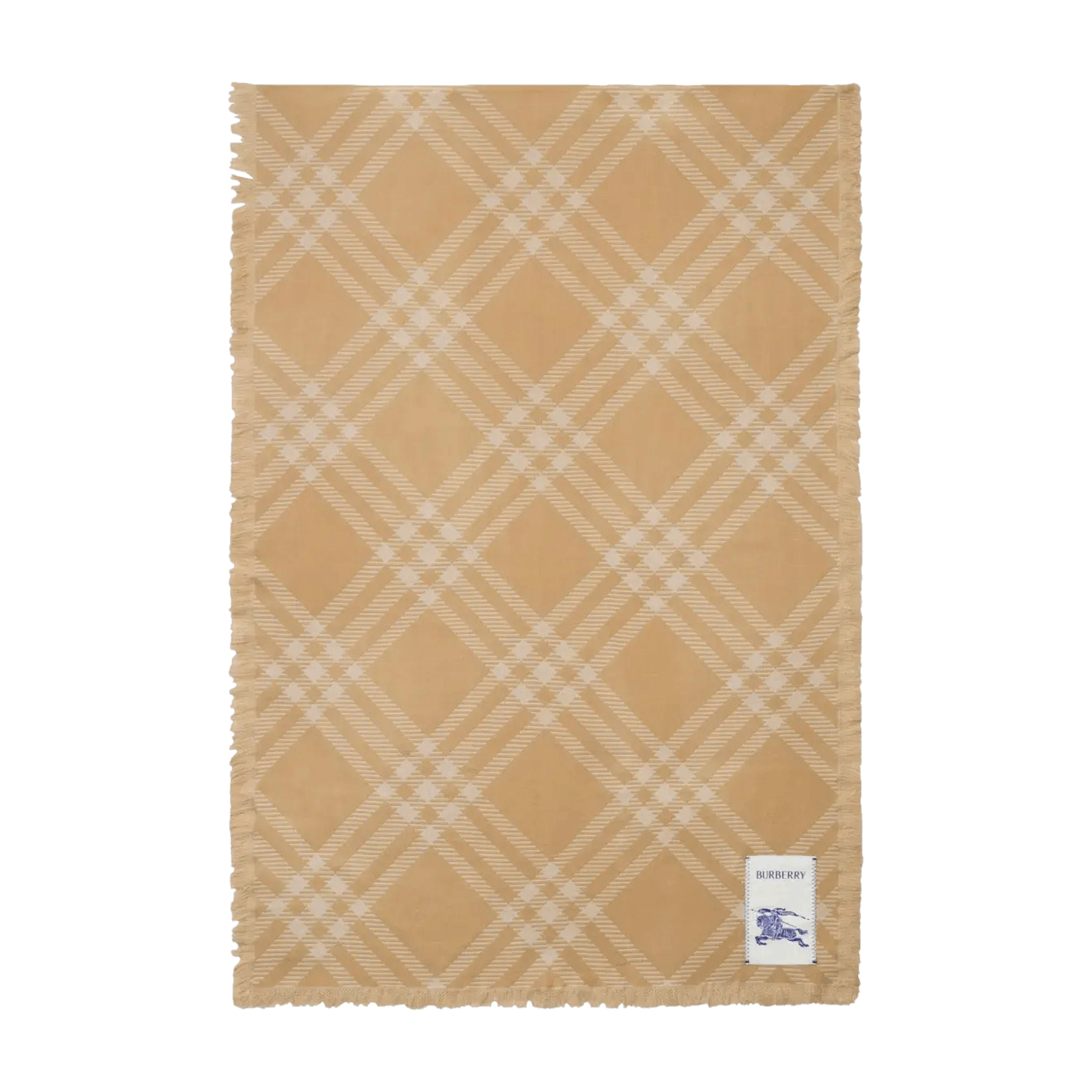 Burberry Check Scarf 'Sand/Ecru'