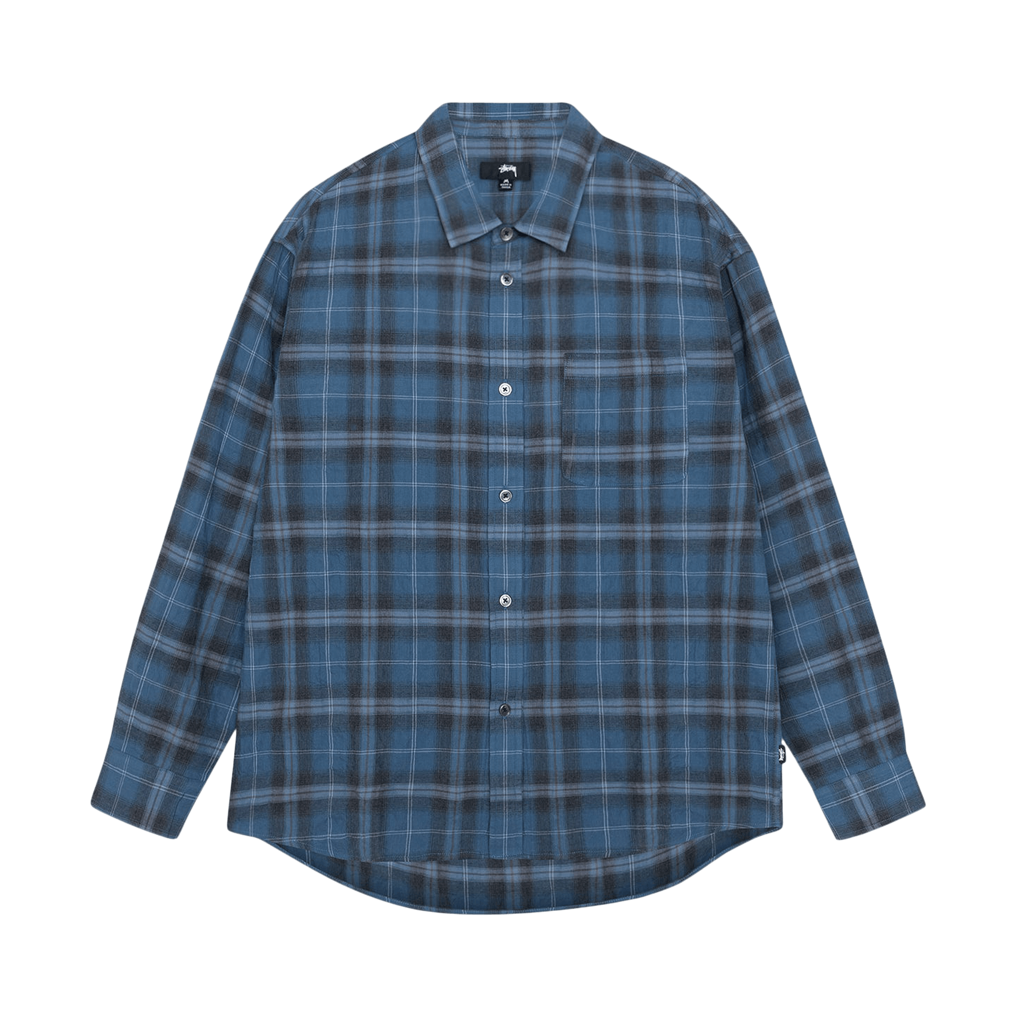 Stussy Beach Plaid Shirt 'Blue'