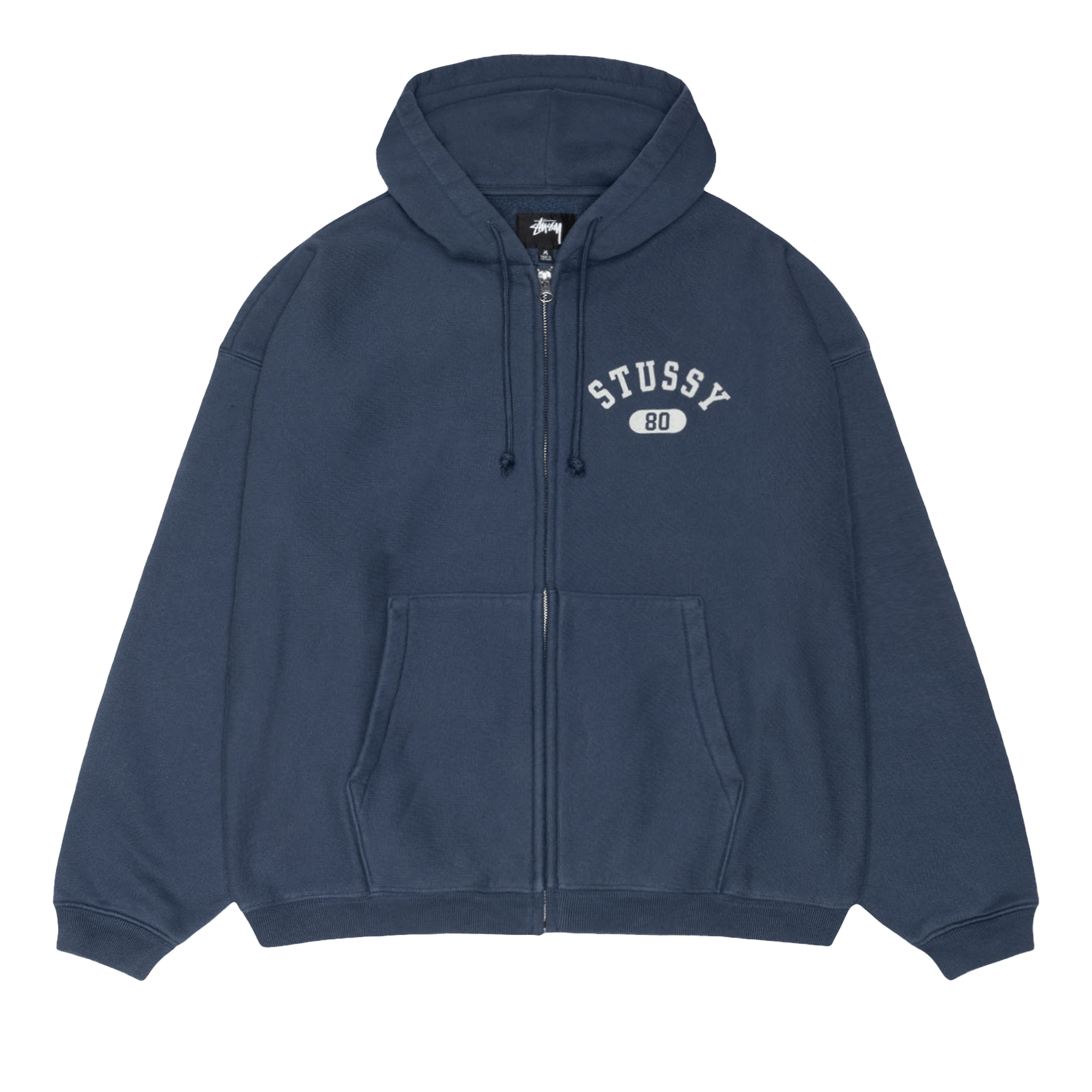 Stussy Varsity Zip Hoodie 'Navy'