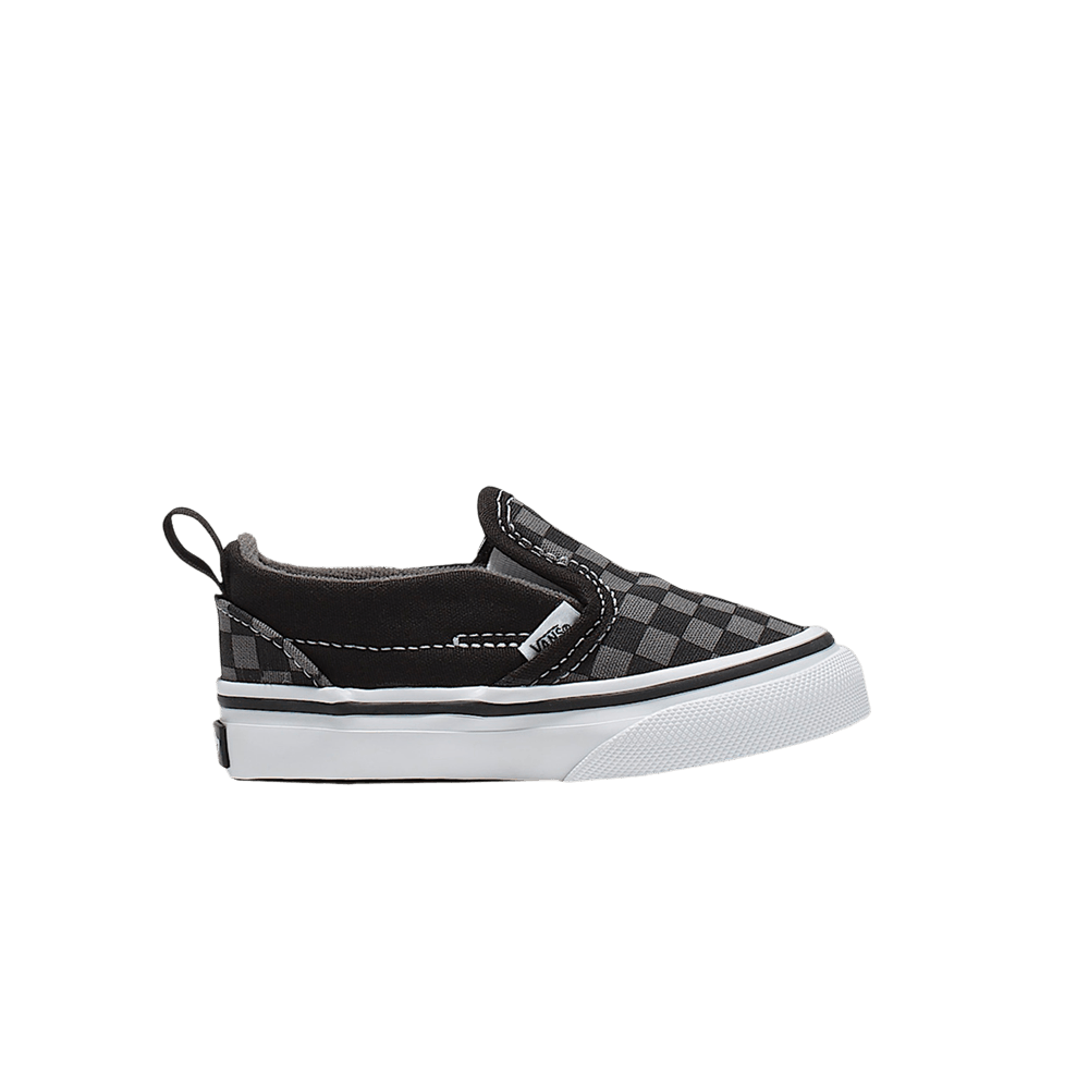 Vans Classic Slip-On V Toddler 'Black Pewter Grey'