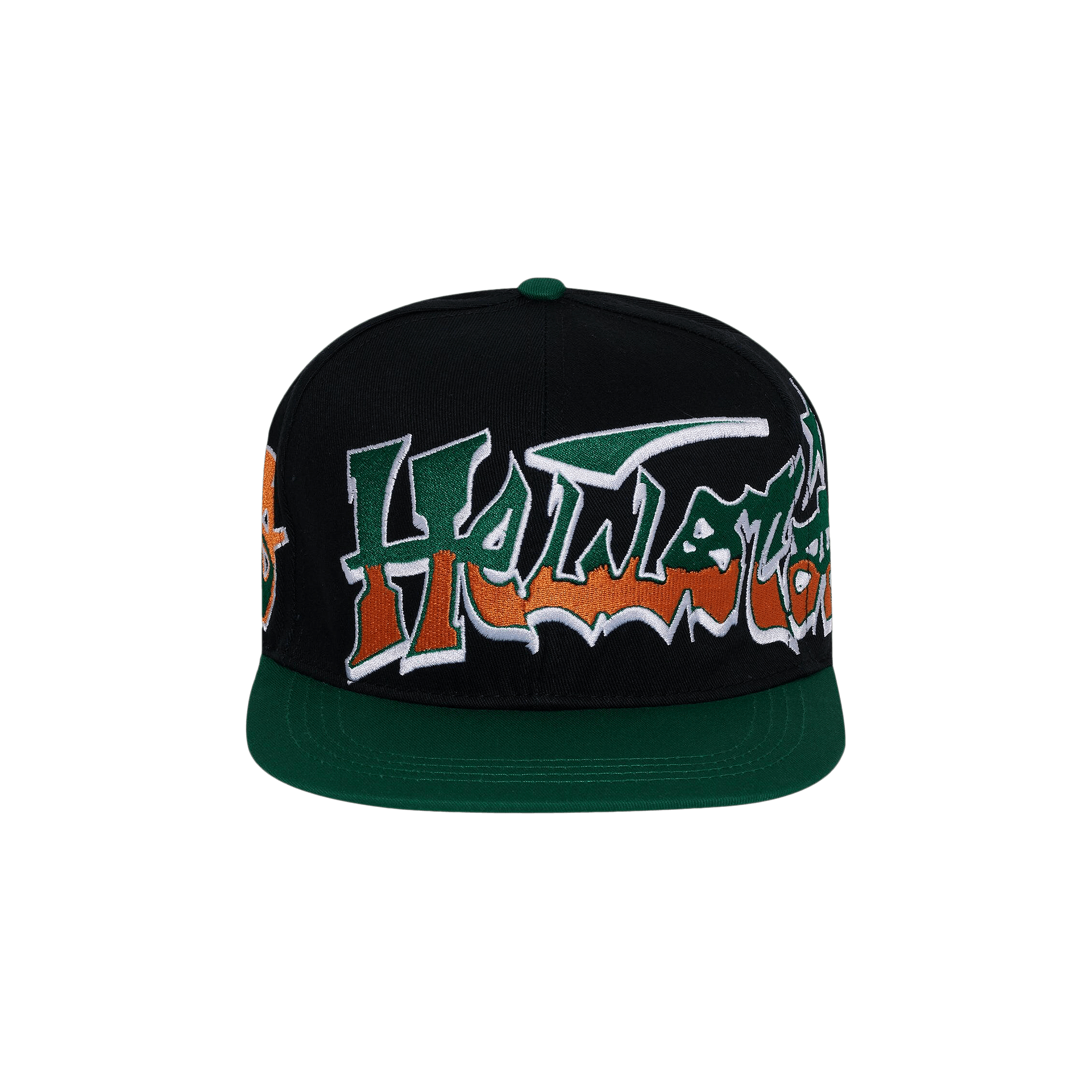 Hellstar Records Hat Snapback 'Green/Black'
