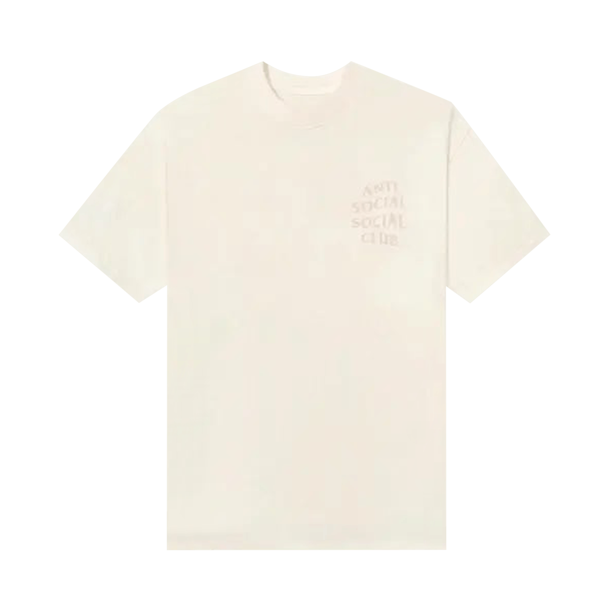 Anti Social Social Club Cancelled Again Tonal Tee 'Natural'