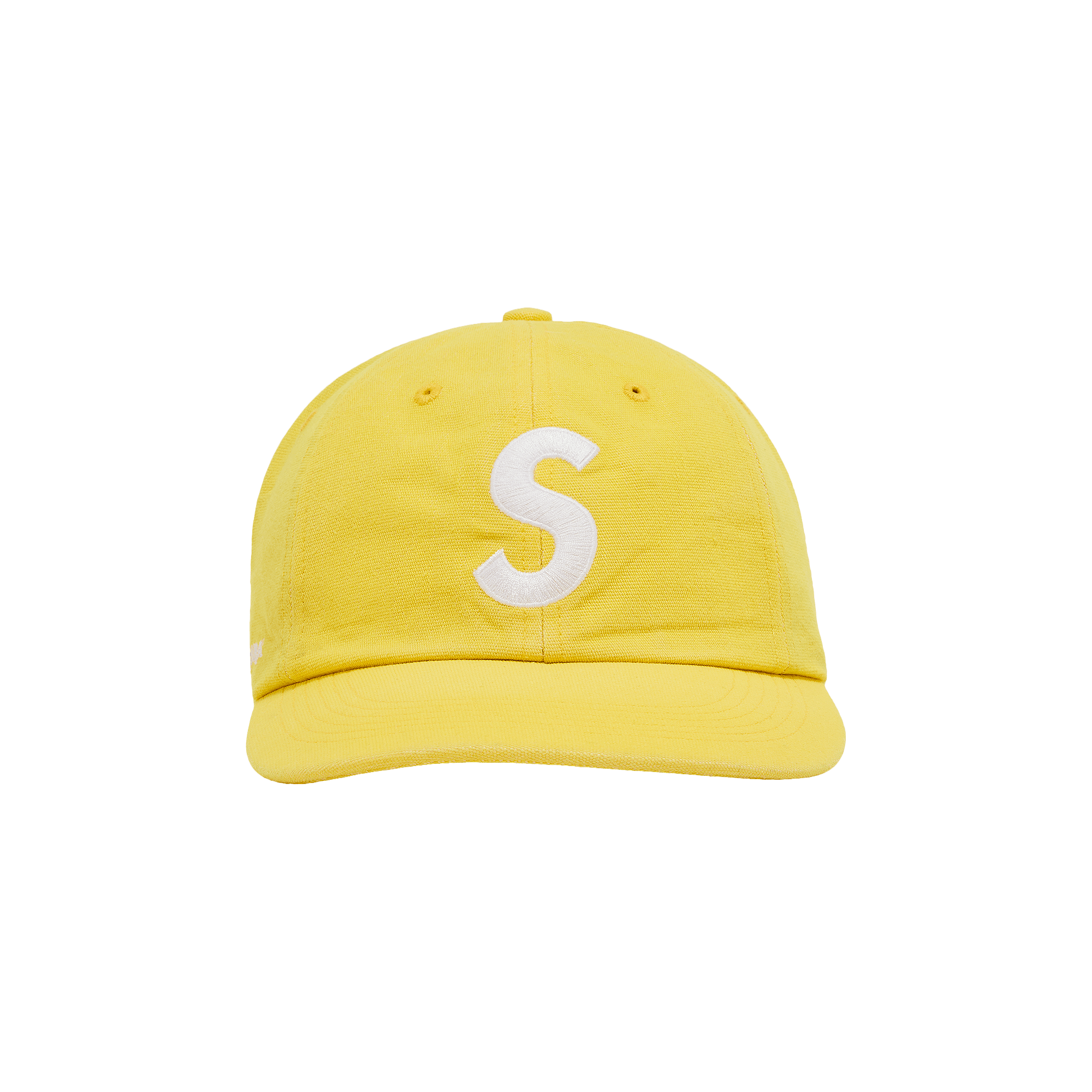 Supreme Cordura Denim S Logo 6-Panel 'Yellow'