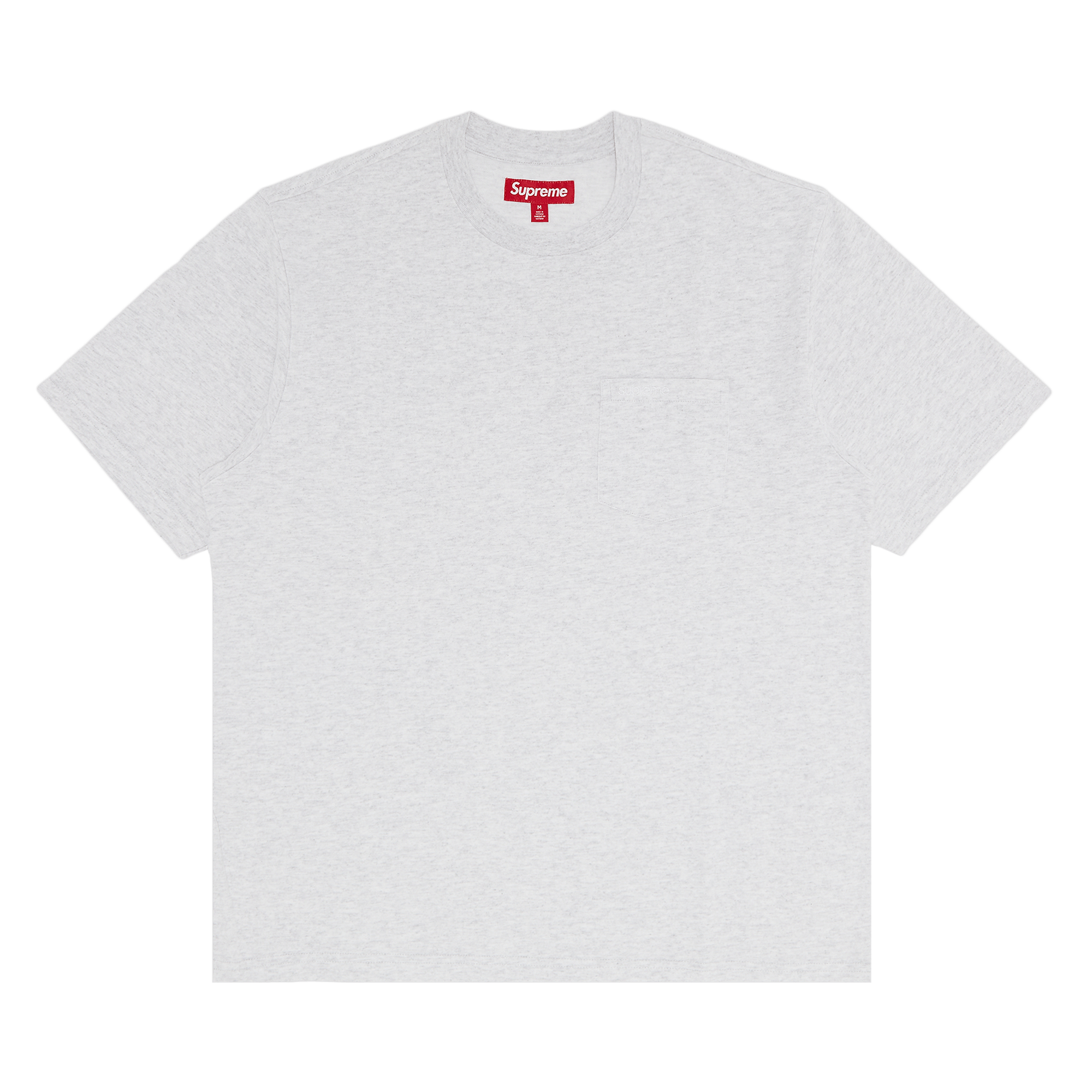 Supreme Short-Sleeve Pocket Tee 'Ash Grey'