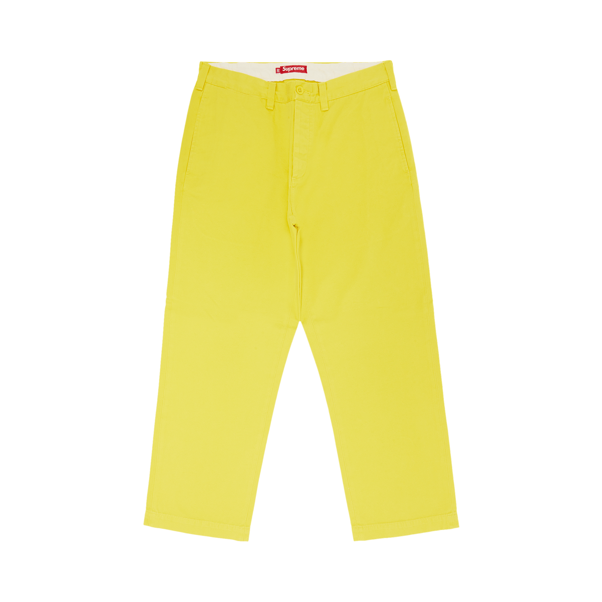Supreme Chino Pant 'Lime Yellow'