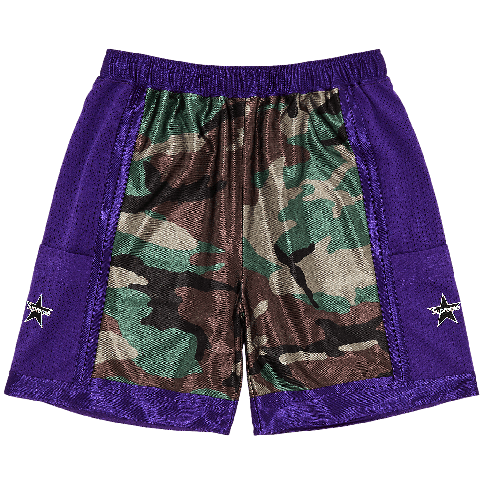 Supreme Side Pocket Basketball Short 'Woodland Camo'