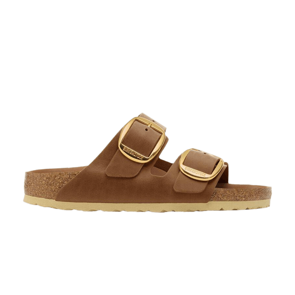 Birkenstock Wmns Arizona Big Buckle Oiled Leather Narrow 'Cognac'