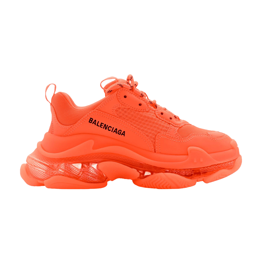 Balenciaga Wmns Triple S Sneaker 'Clear Sole - Orange'
