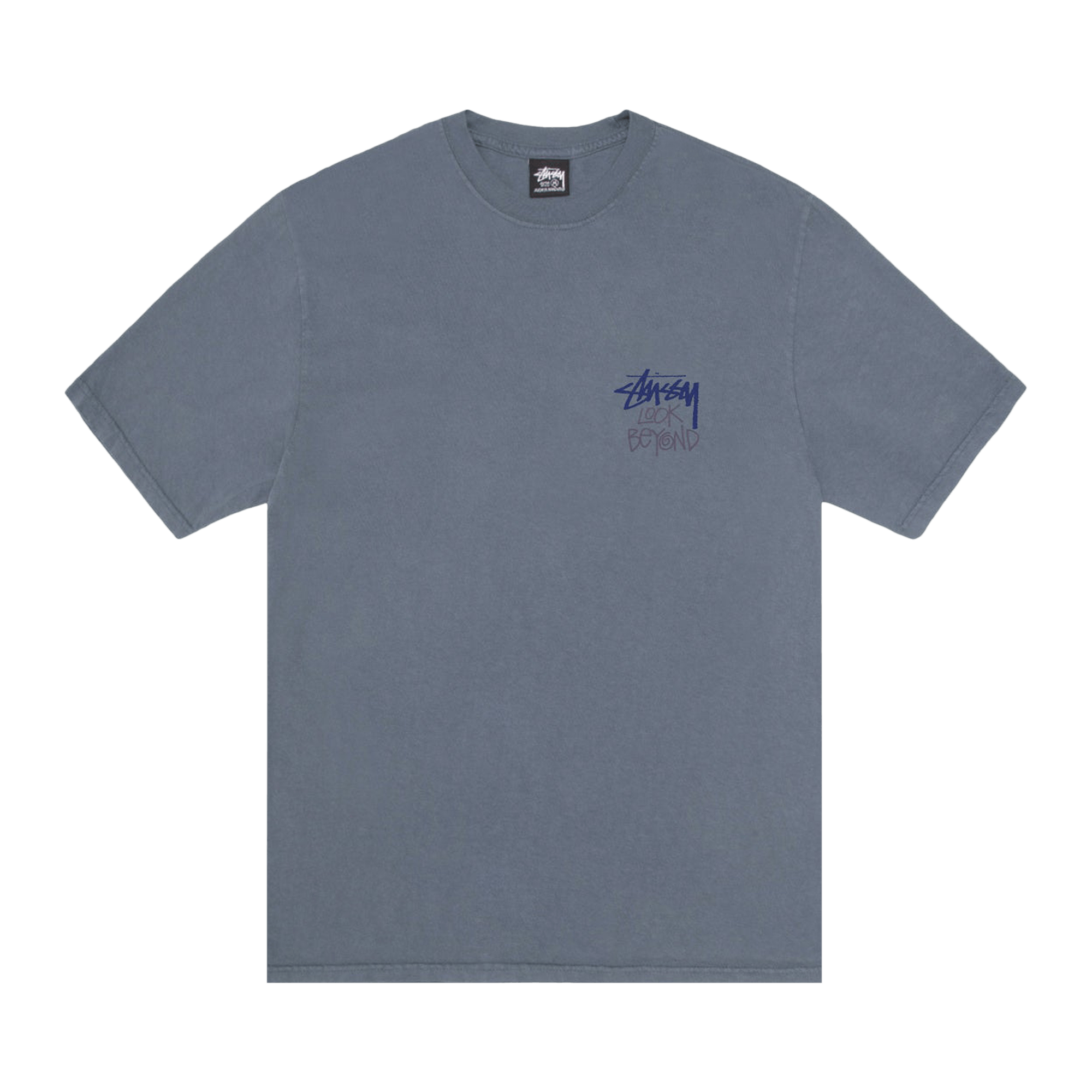 Stussy Look Beyond Tee Pigment Dyed 'Navy'