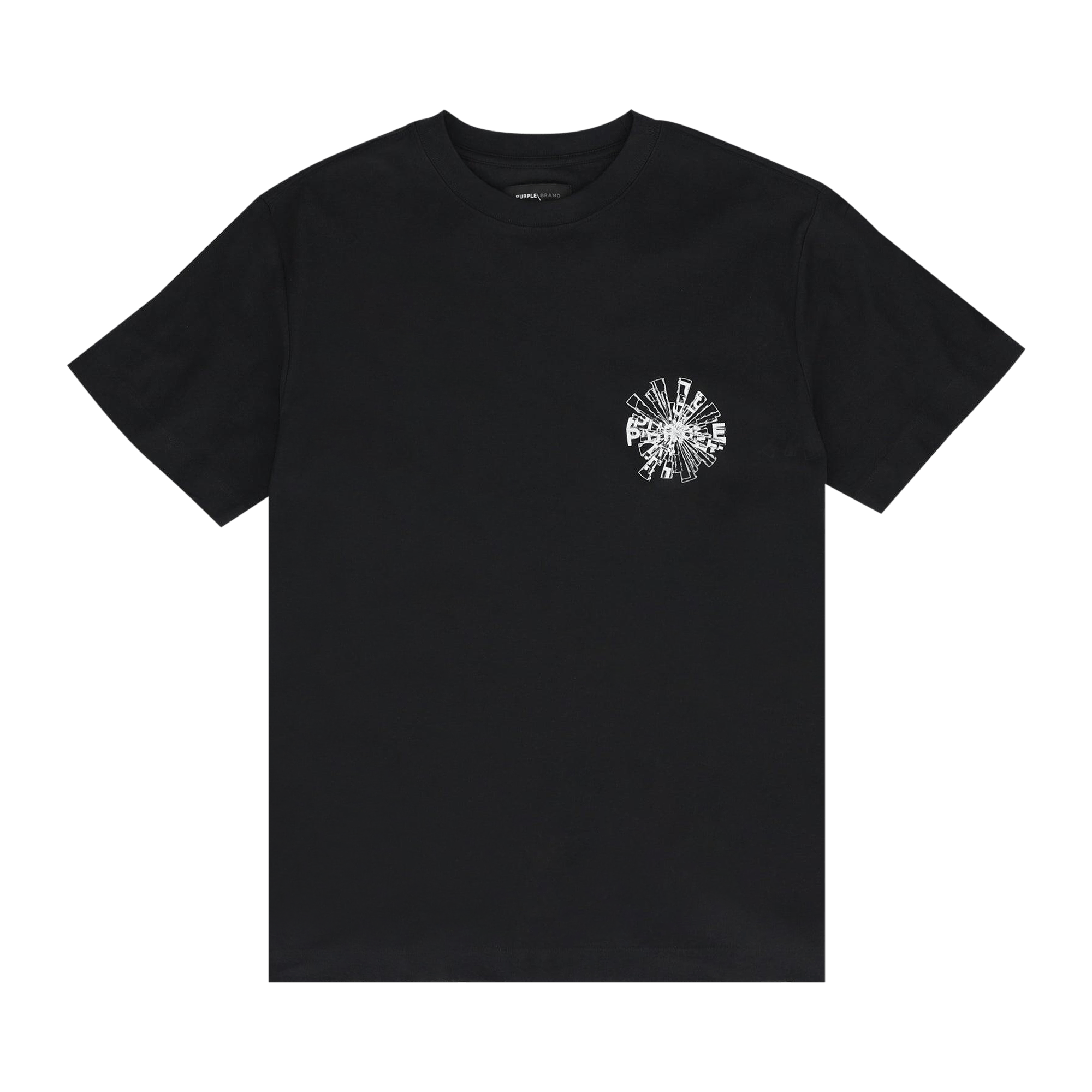 PURPLE BRAND Textured Jersey T-Shirt 'Black'