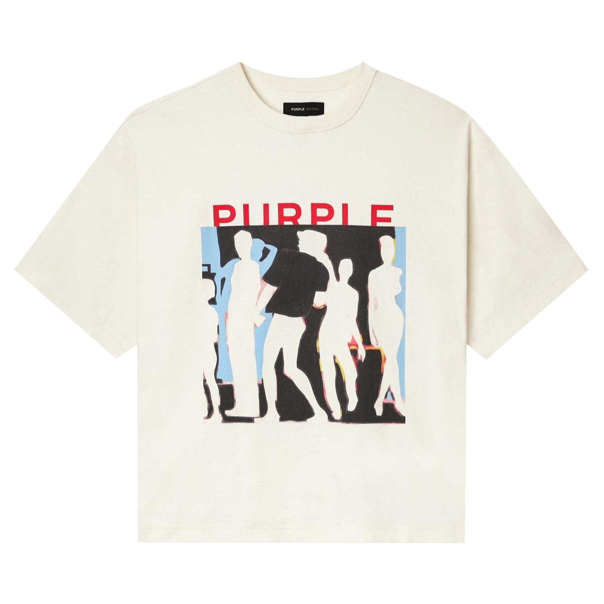 PURPLE BRAND Jersey Oversized T-Shirt 'Off White'