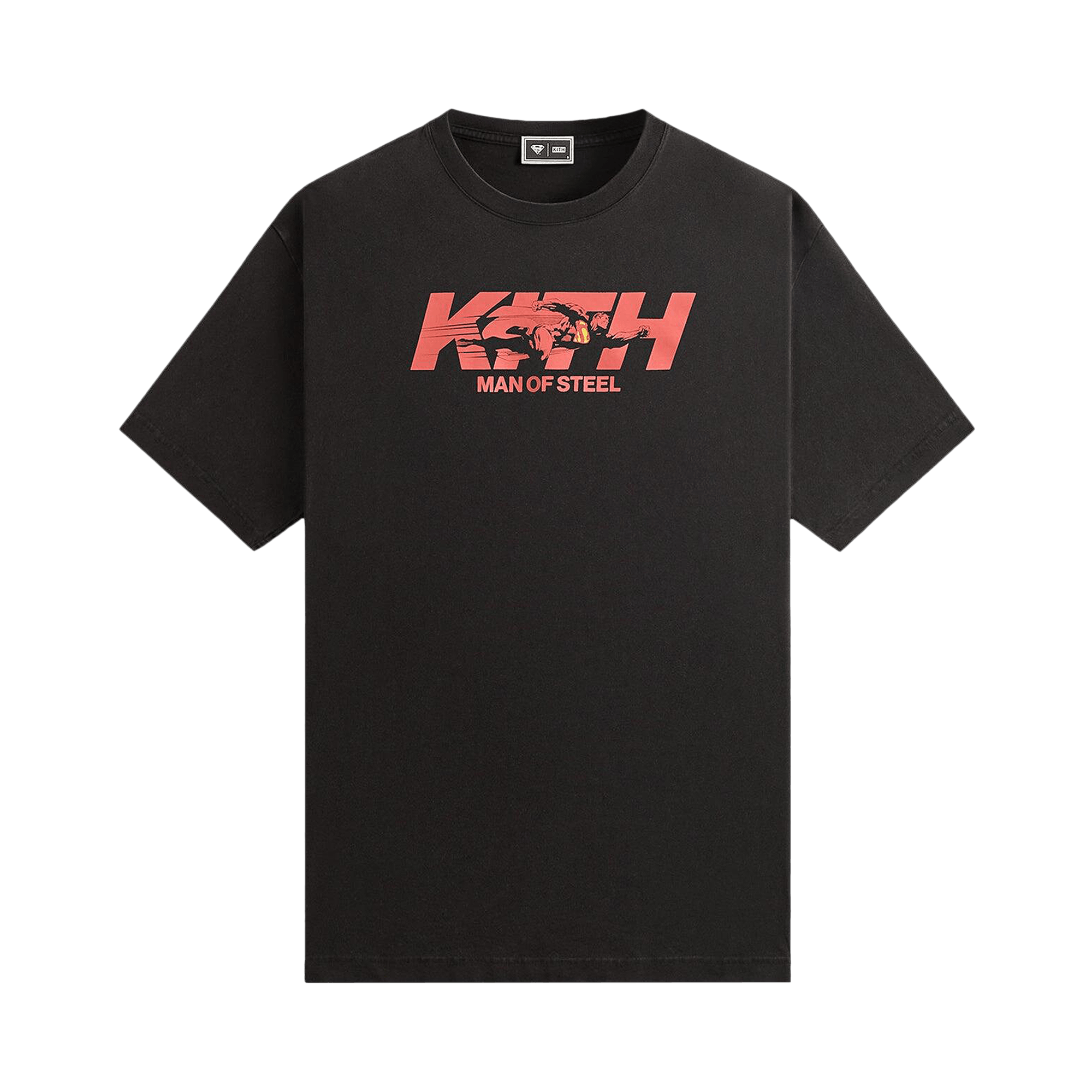 Kith x Superman Man Of Steel Vintage Tee 'Black'