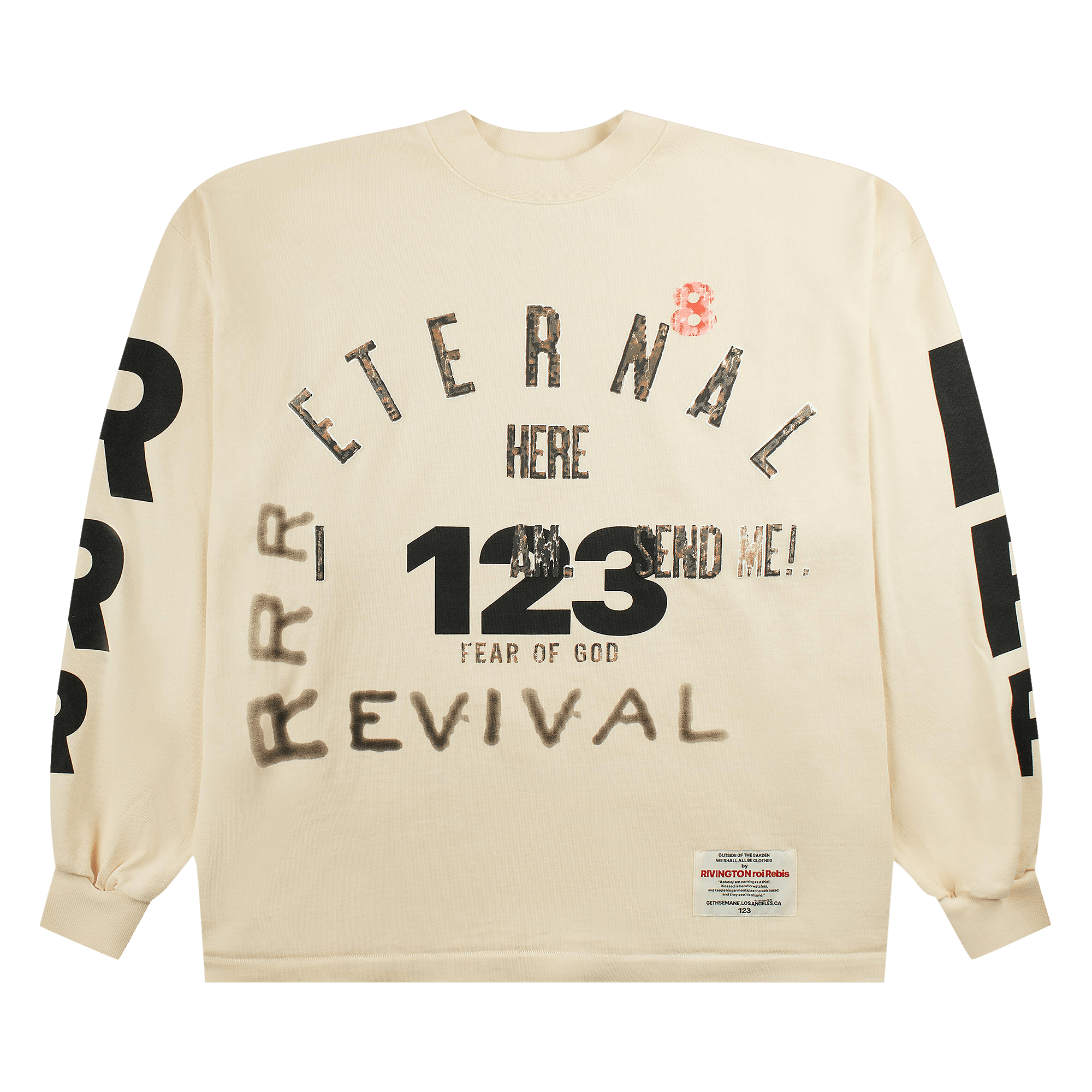 Buy RIVINGTON roi Rebis Speak Dangerously Long-Sleeve Tee 'Vintage