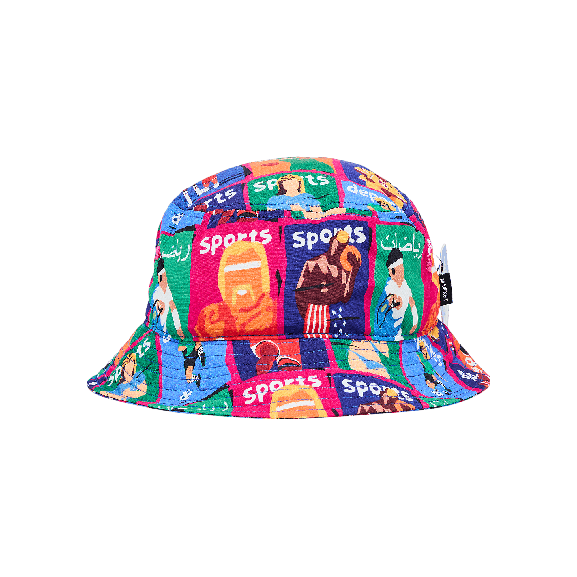 Market Illustrated Bucket Hat 'Multicolor'
