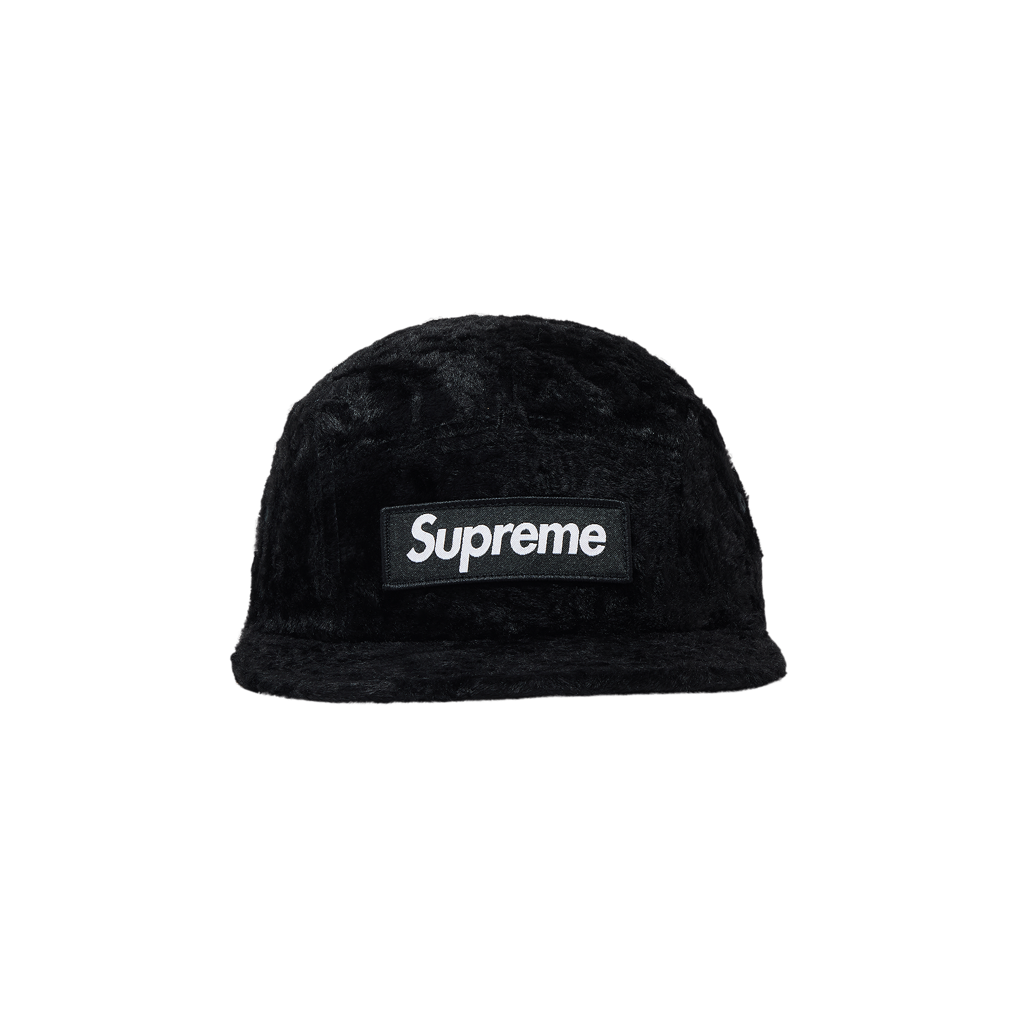 Supreme x Goodenough Crushed Rayon Pile Camp Cap 'Black'