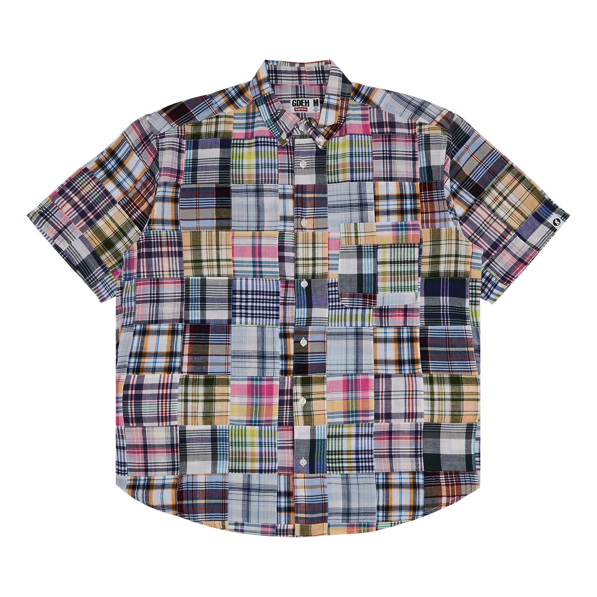 Supreme x Goodenough Patchwork Madras Short-Sleeve Shirt 'Multicolor'