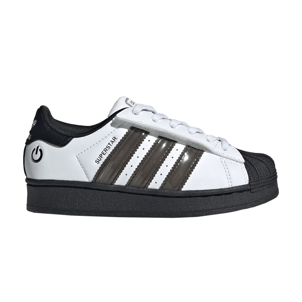 adidas Superstar Comfort Closure EL C 'Led Lights Stripes - White Black'