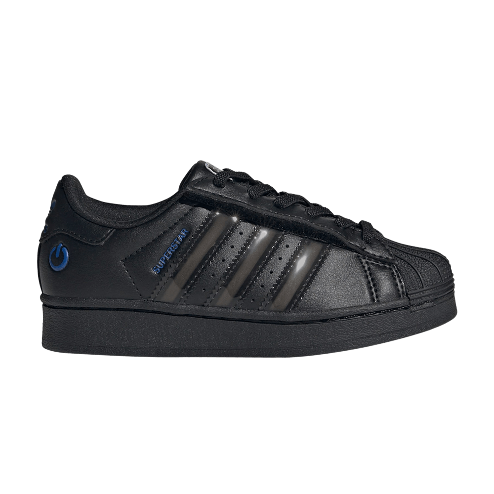 adidas Superstar Comfort Closure EL C 'Led Lights Stripes - Black Preloved Violet'