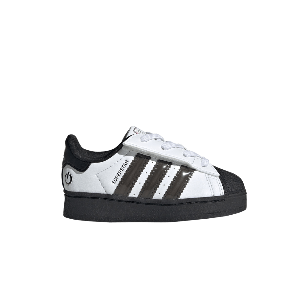 adidas Superstar Comfort Closure EL I 'Led Lights Stripes - White Black'