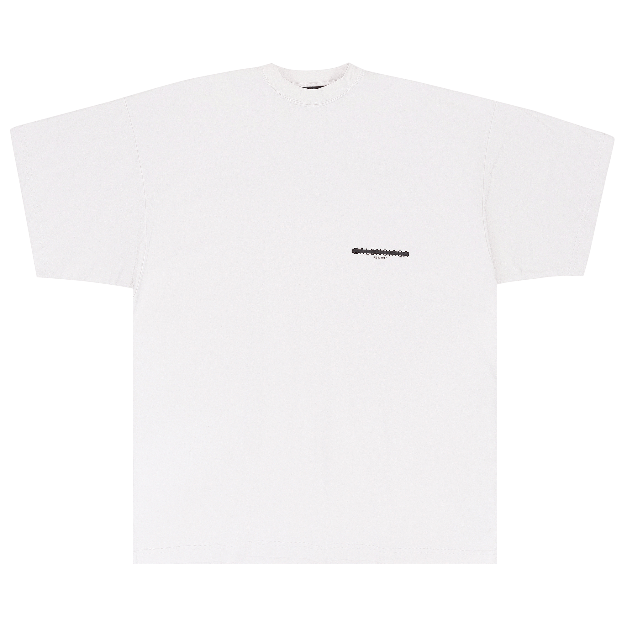Balenciaga Crossed Out T-Shirt 'Ecru'