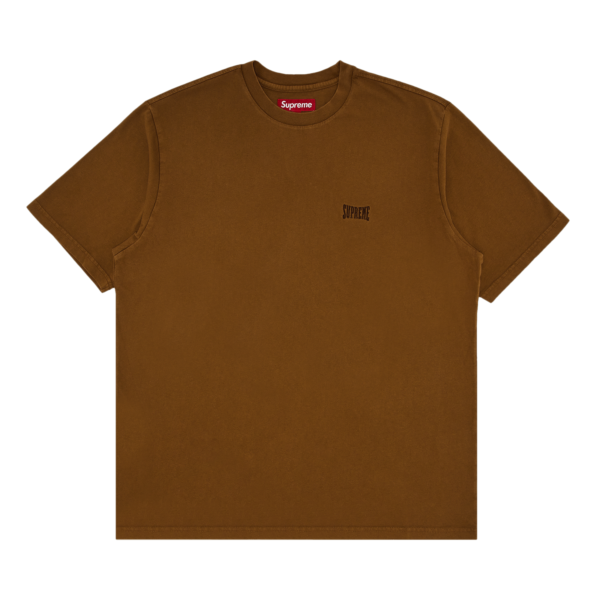 Supreme Warm Up Washed Short-Sleeve Top 'Brown'