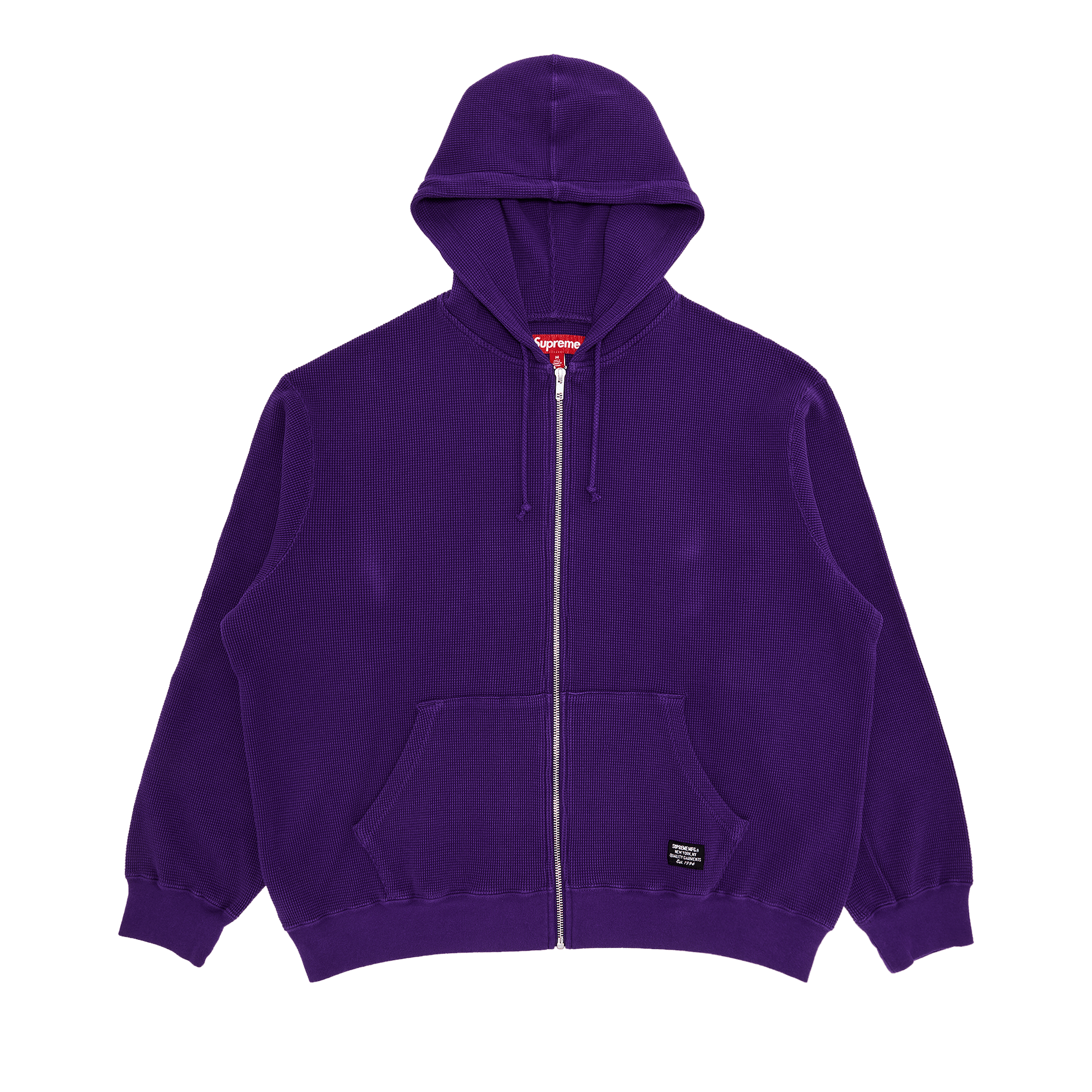 Supreme Hooded Zip Up Thermal 'Purple'