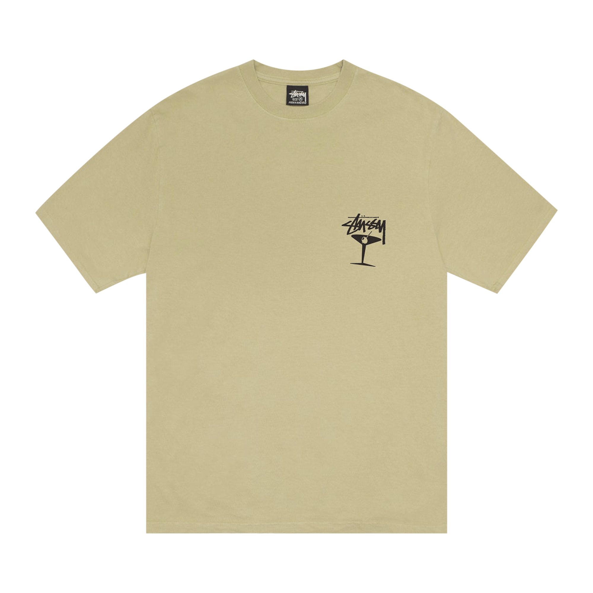 Stussy Martini Tee Pigment Dyed 'Elm'