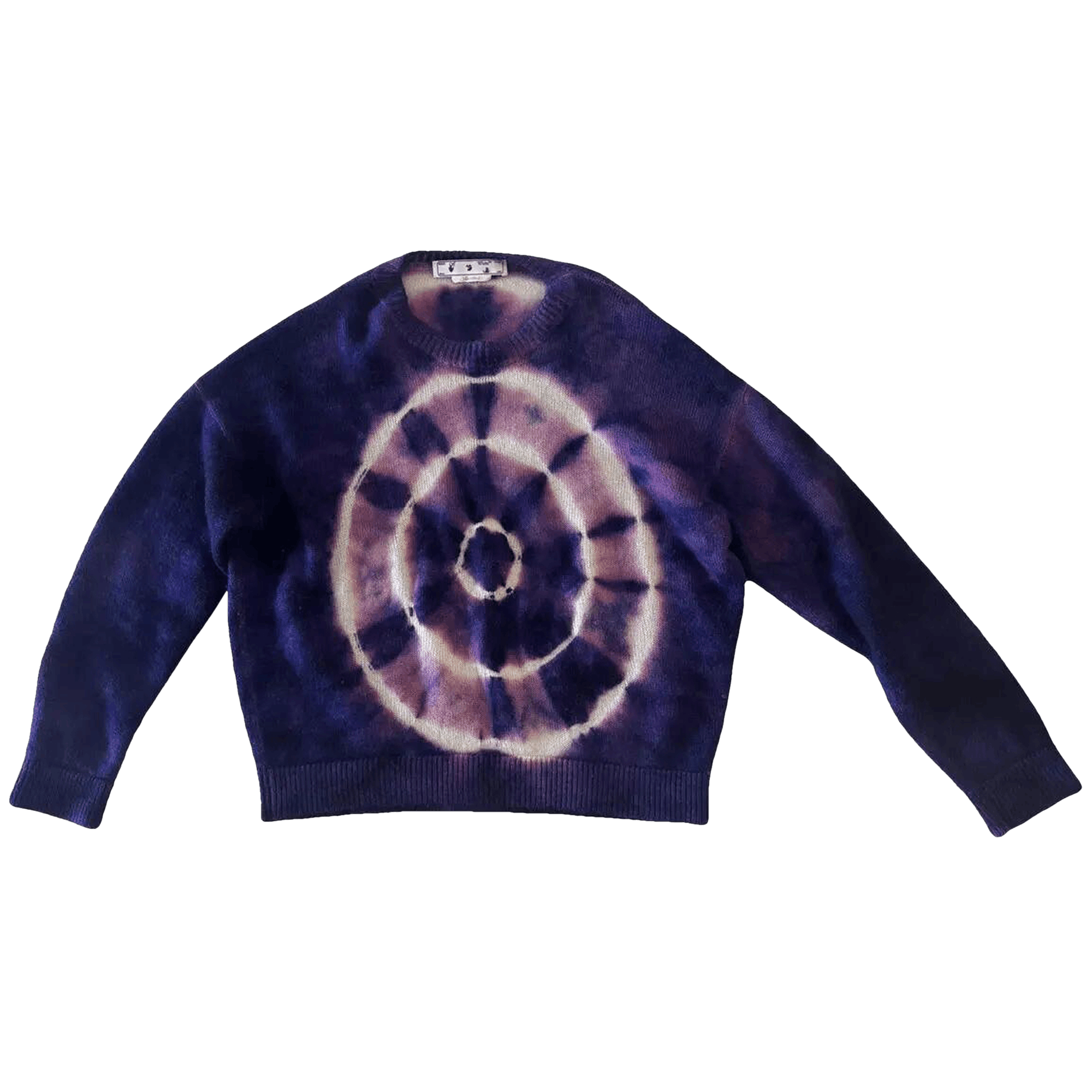 Off-White Tie Dye Mohair Skate Sweater 'Purple'