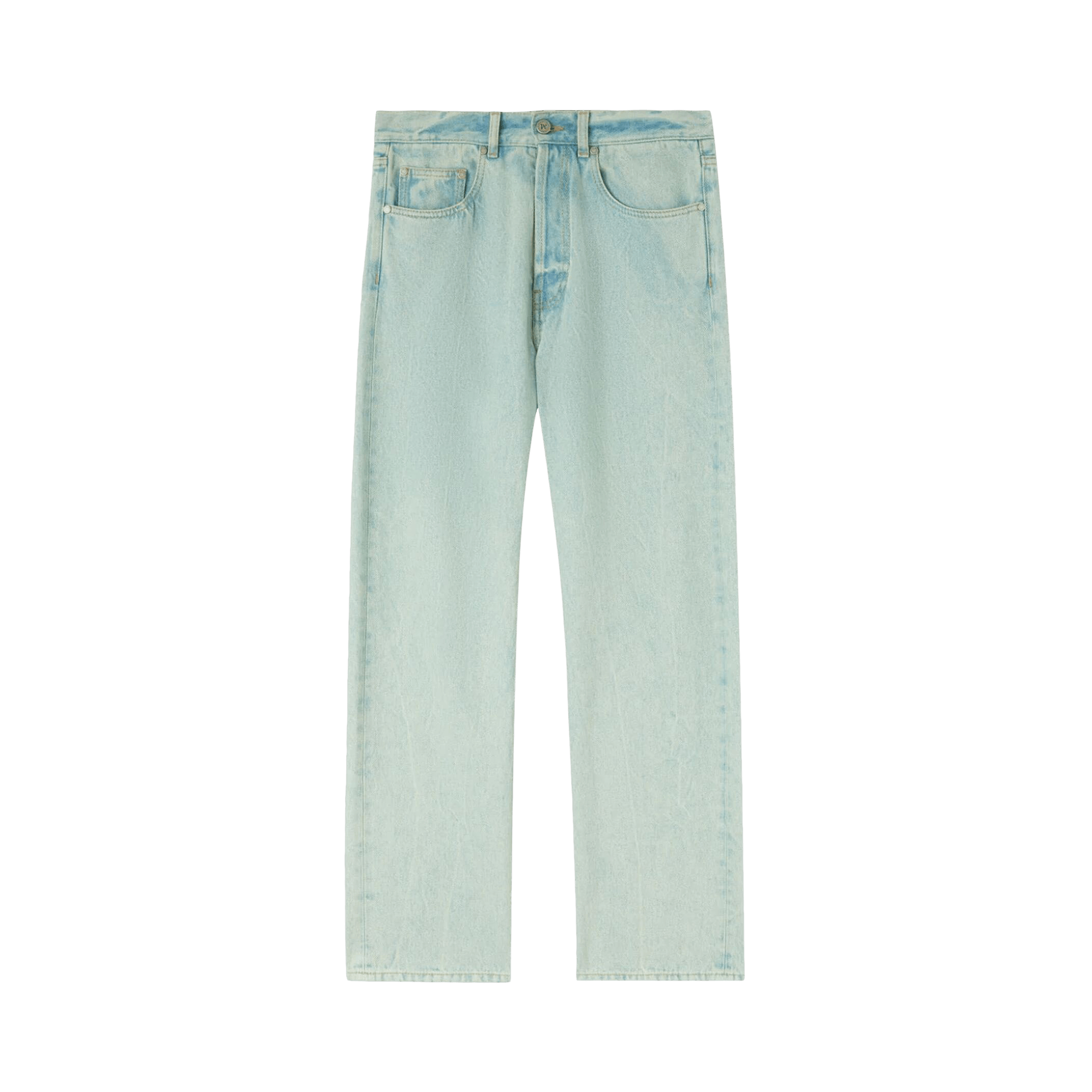 Palm Angels Overdyed Logo Denim Pants 'Mint'