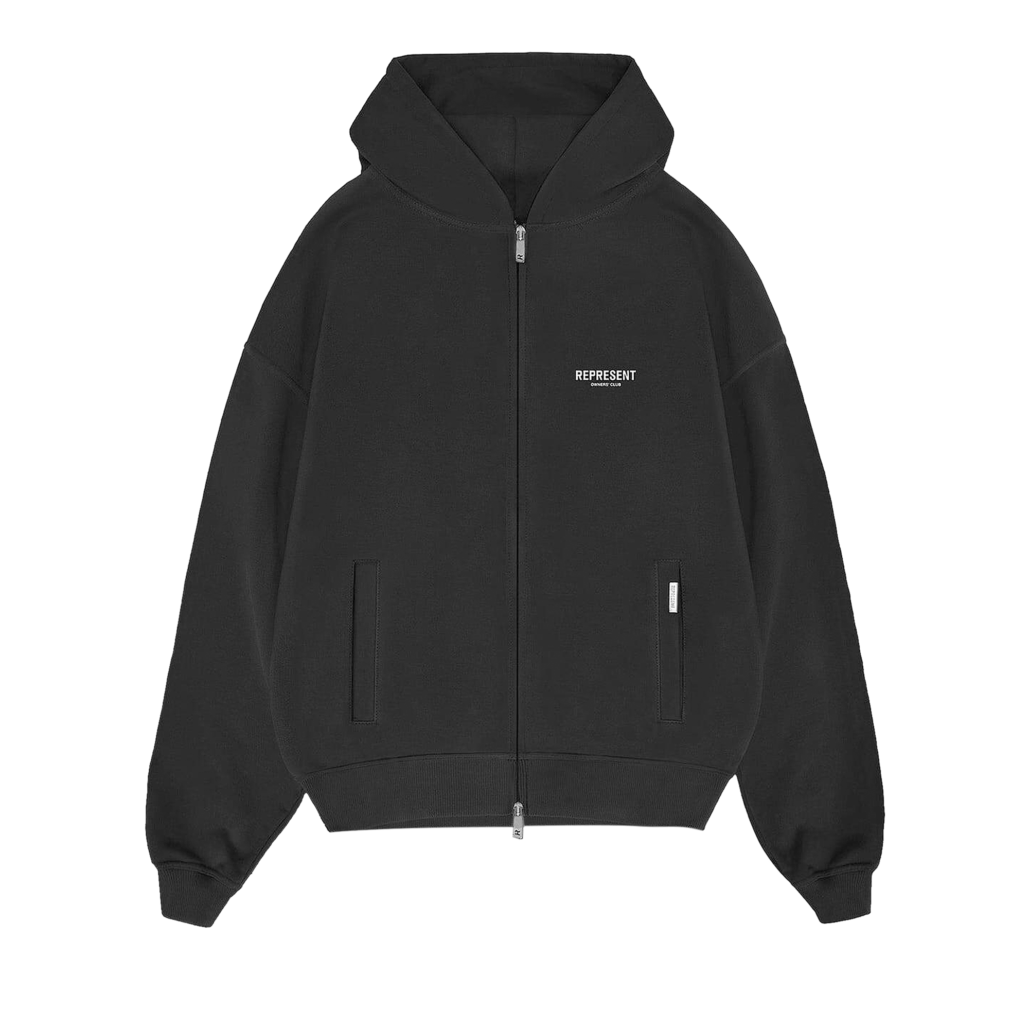 Represent Clo Owners Club Zip Hoodie 'Black'