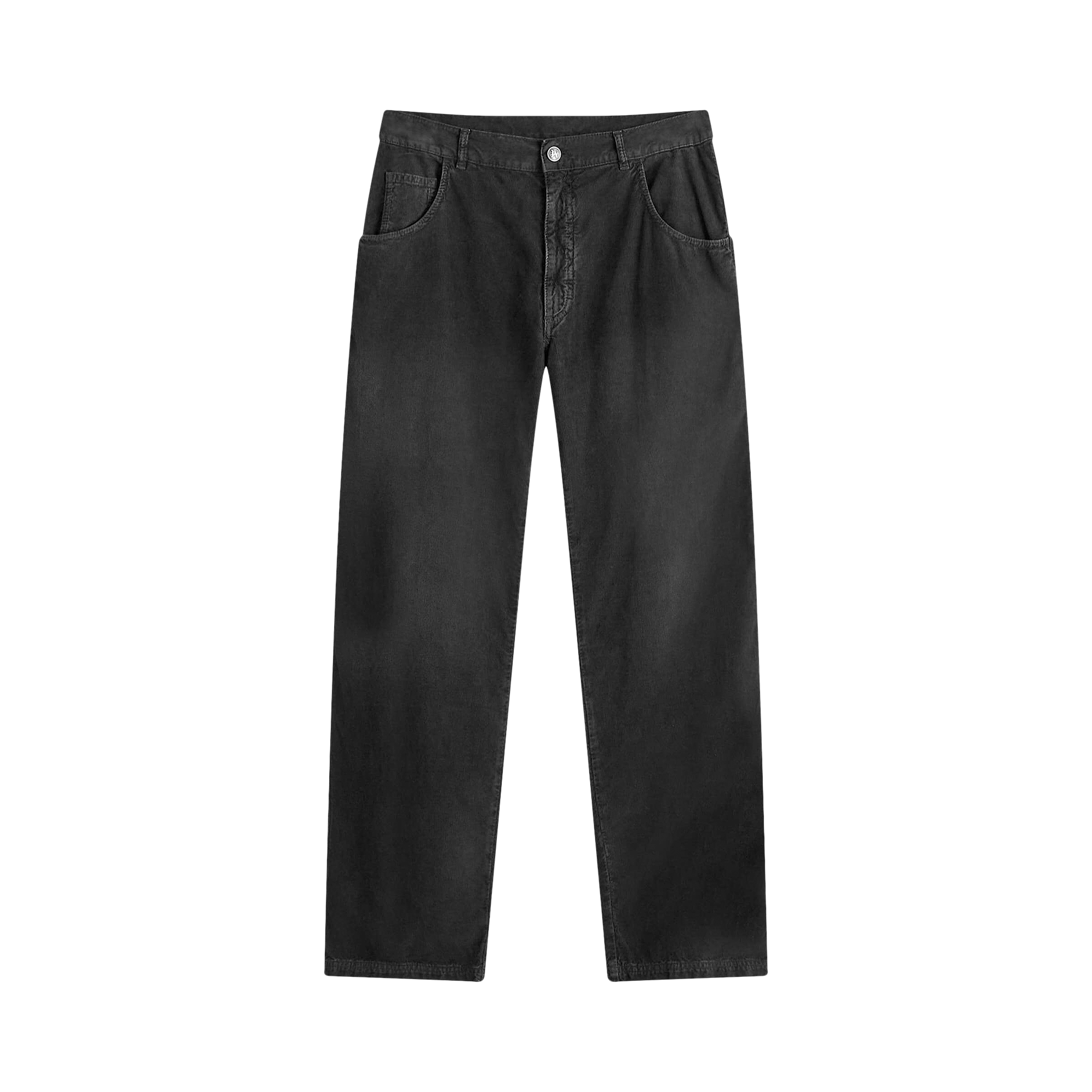 Palm Angels Monogram Corduroy Pants 'Vintage Black'