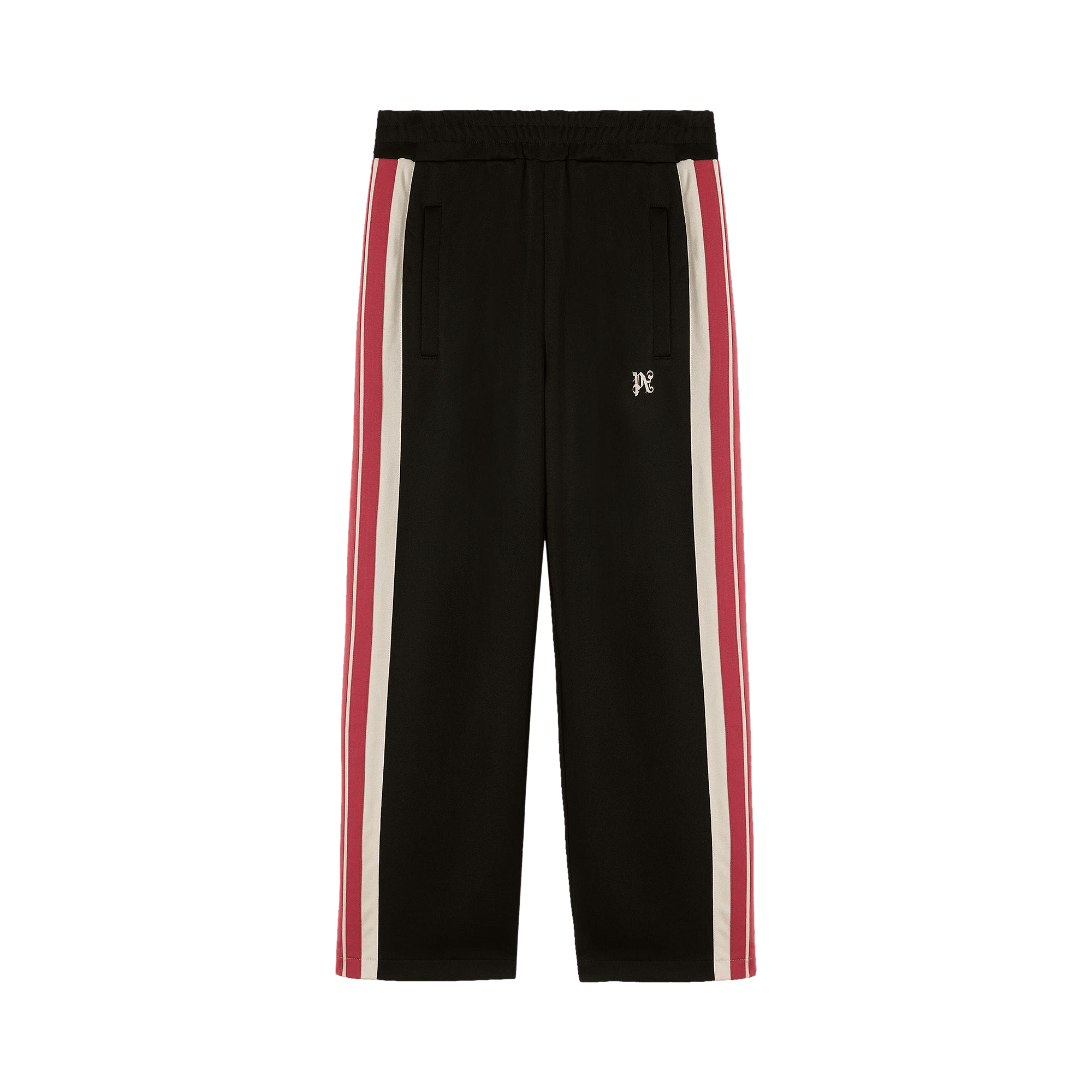 Palm Angels Monogram Colorblock Track Pants 'Black'