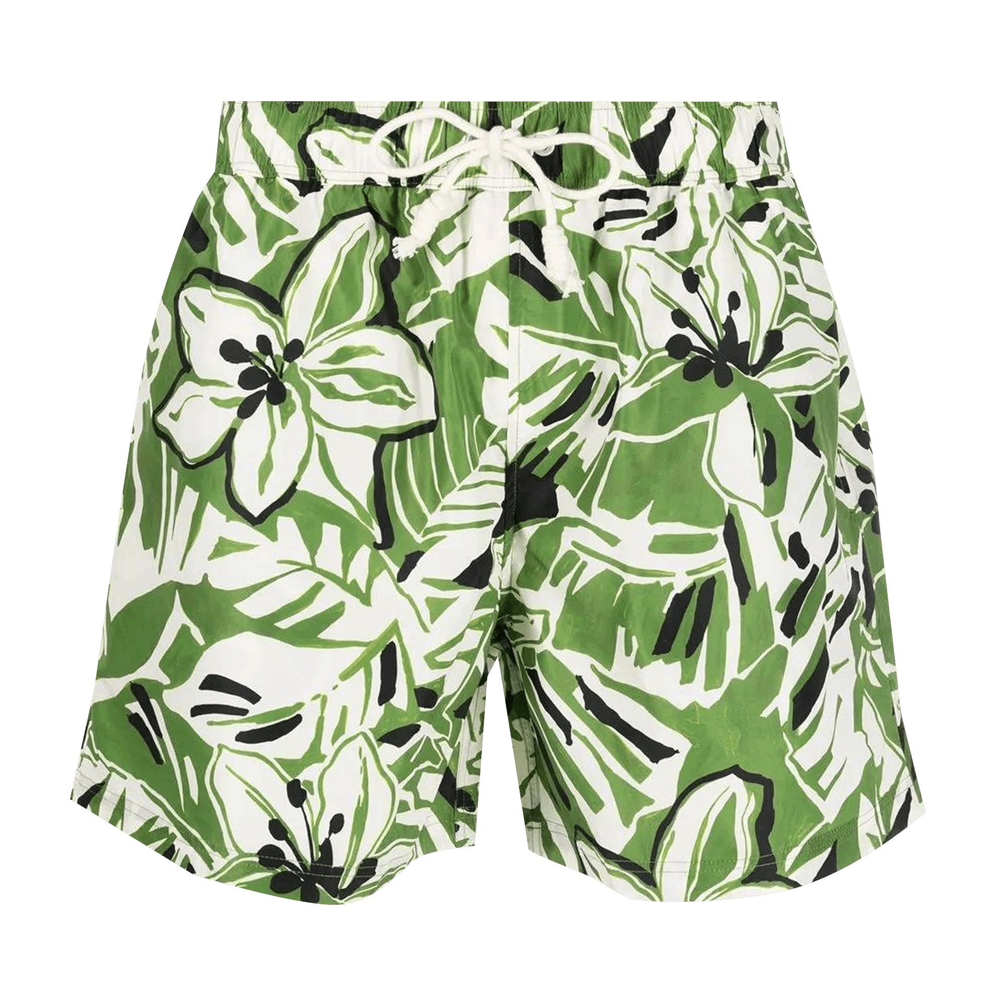 Palm Angels All Over Banana Leaf Shorts 'Green'