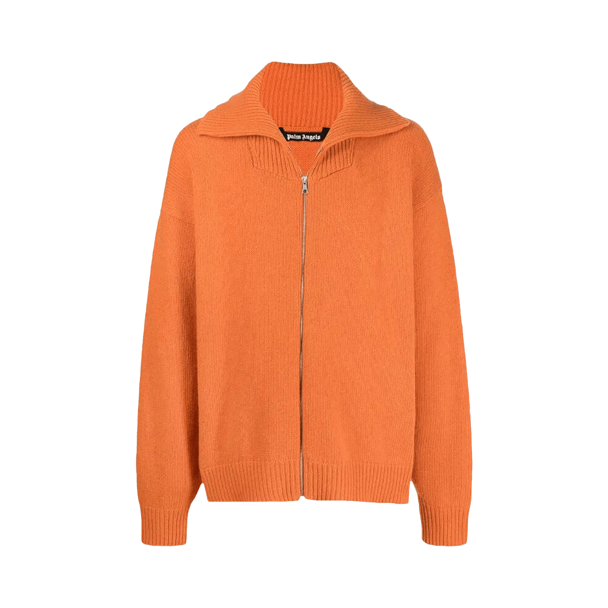 Palm Angels Unknown Location Zipped Cardigan 'Orange'