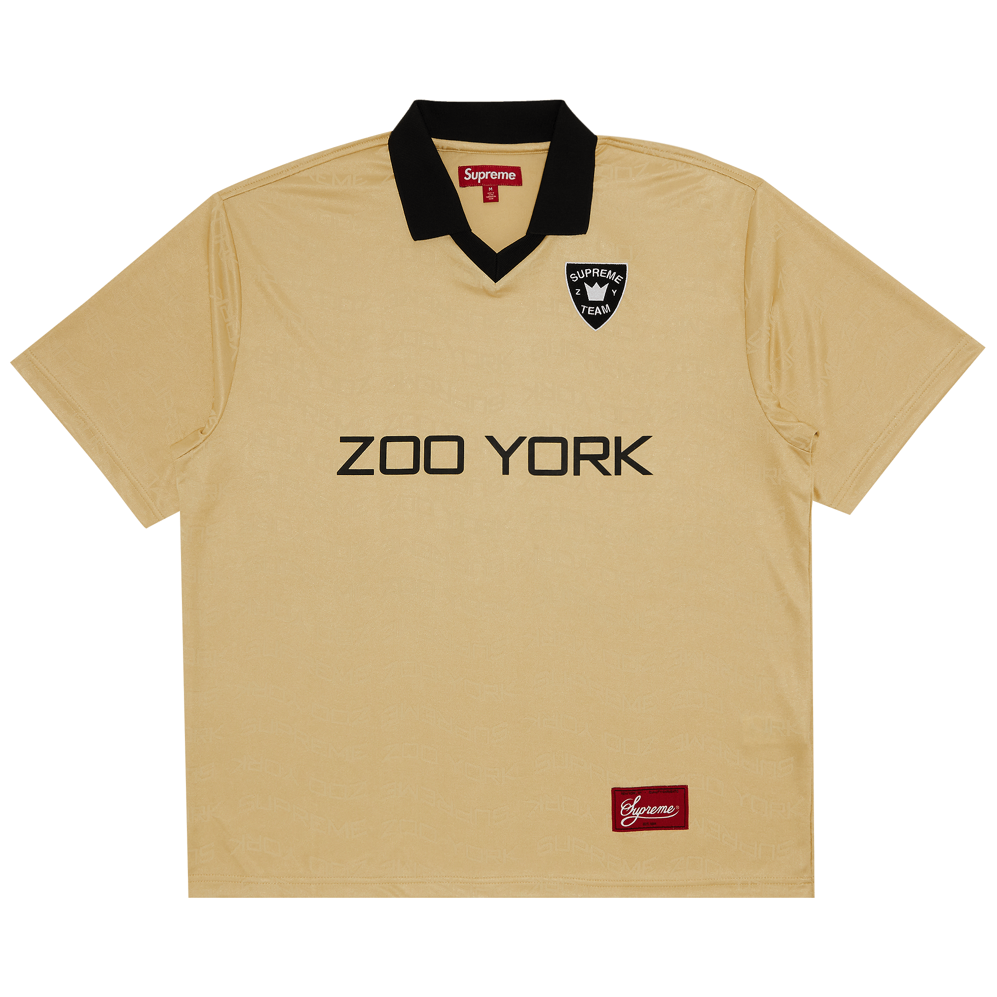 Supreme x Zoo York Soccer Jersey 'Gold'