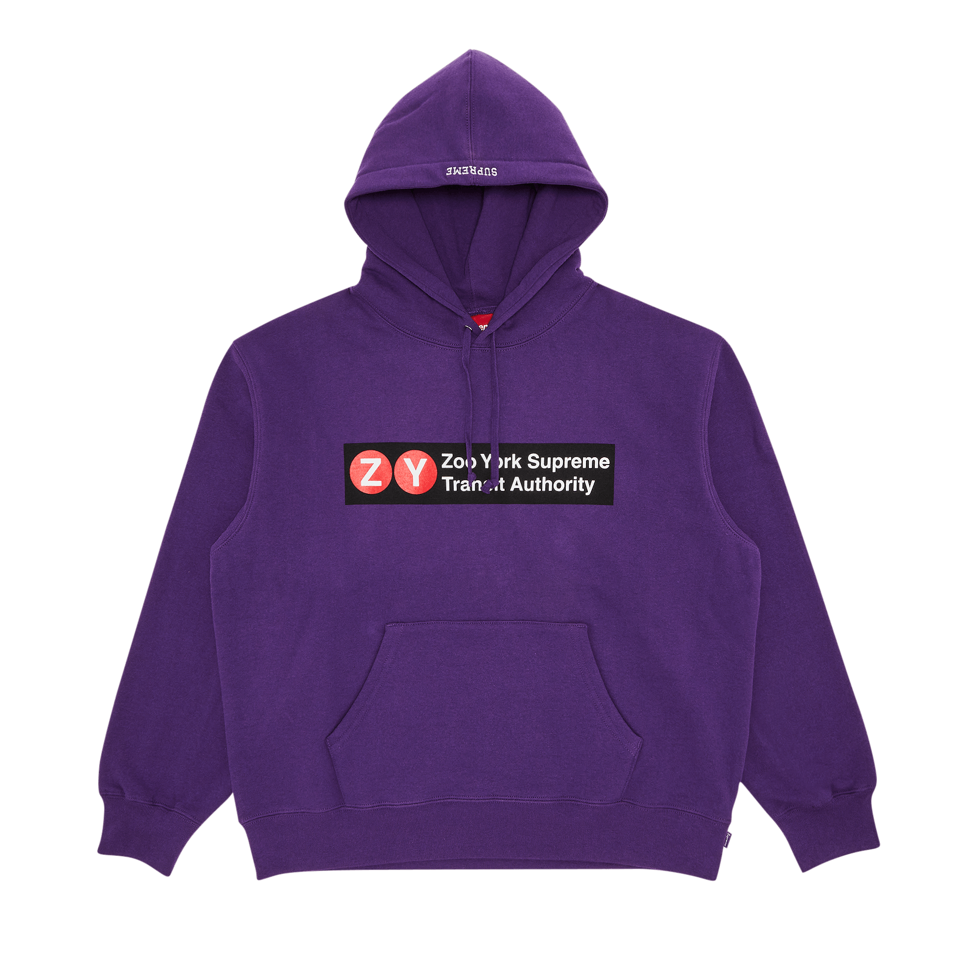 Supreme x Zoo York Hooded Sweatshirt 'Purple'