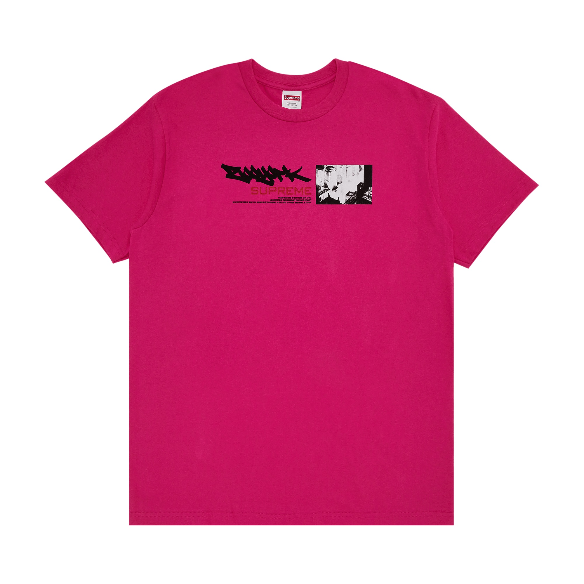 Supreme x Zoo York Dynasty Tee 'Fuchsia'