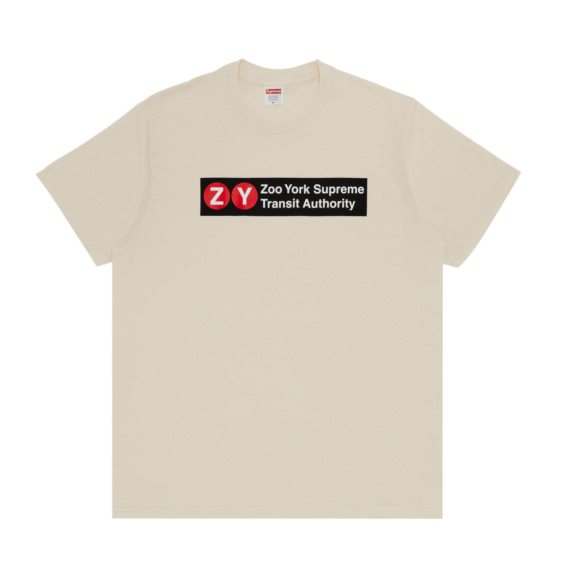 Supreme x Zoo York Transit Tee 'Natural'