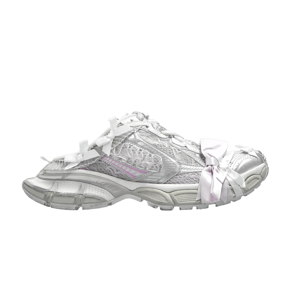 Balenciaga Wmns 3XL Lace Mule 'White Light Pink'