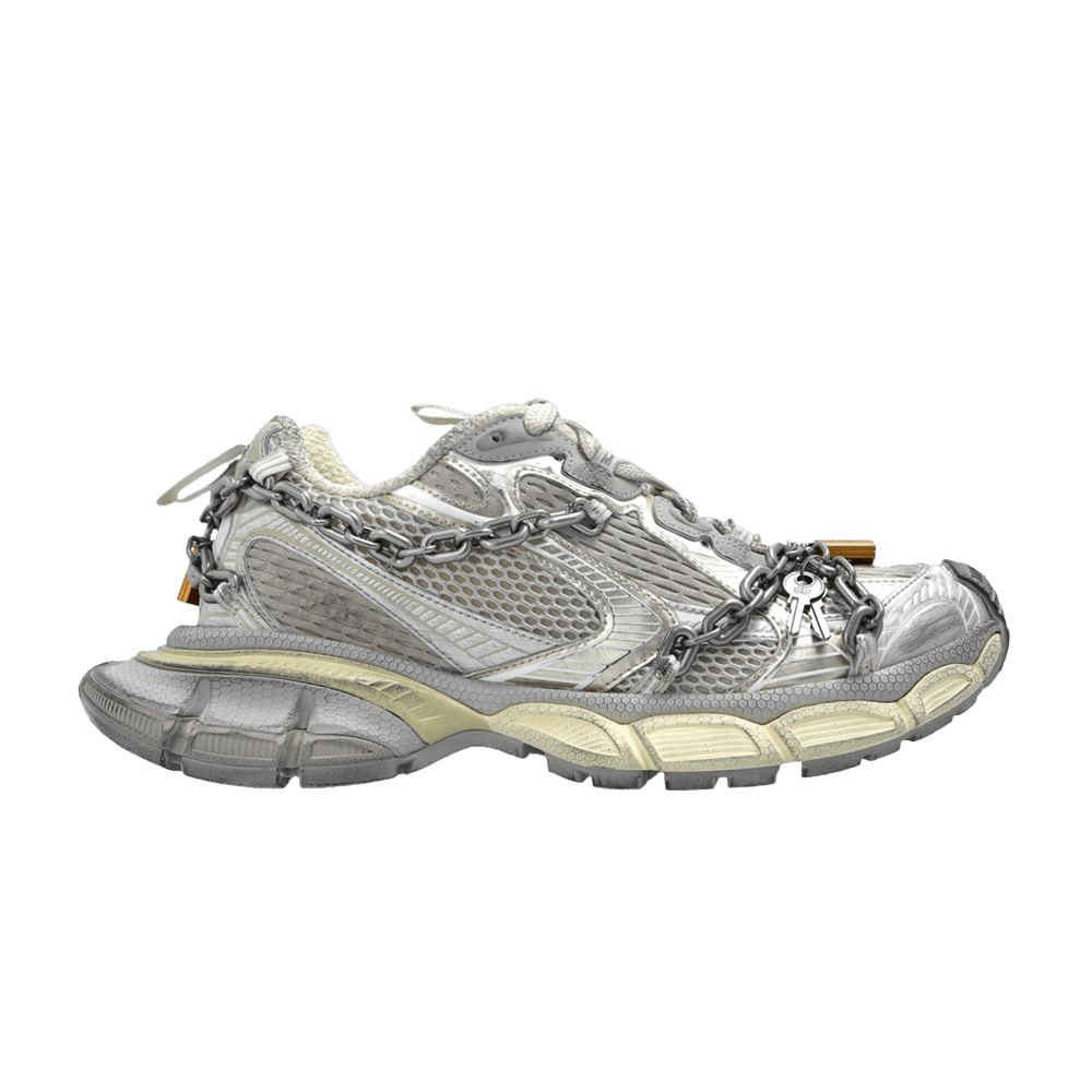 Balenciaga Wmns 3XL Chain Sneaker 'Eggshell Silver Gold'