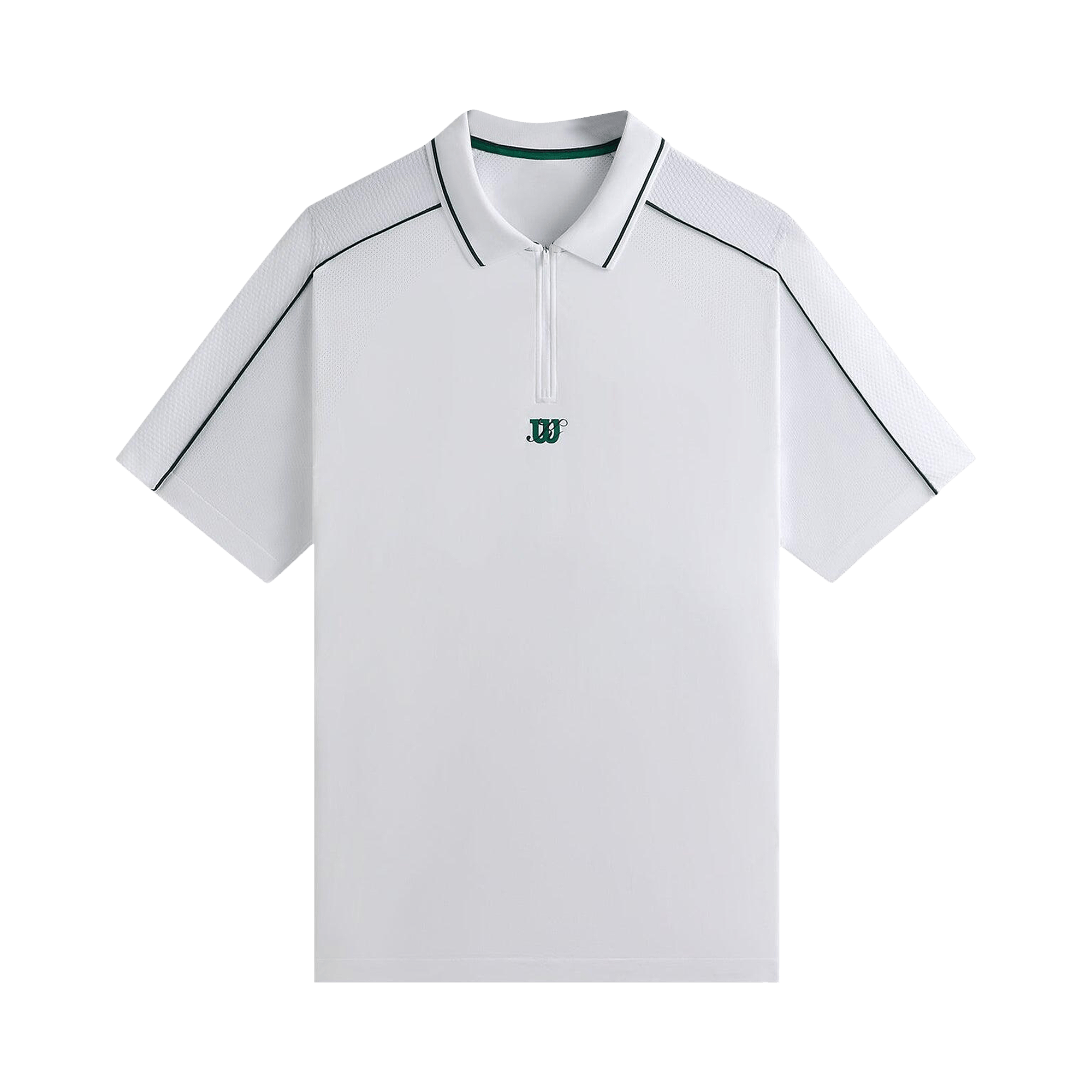 Kith x Wilson Doherty Zip Front Polo 'White'