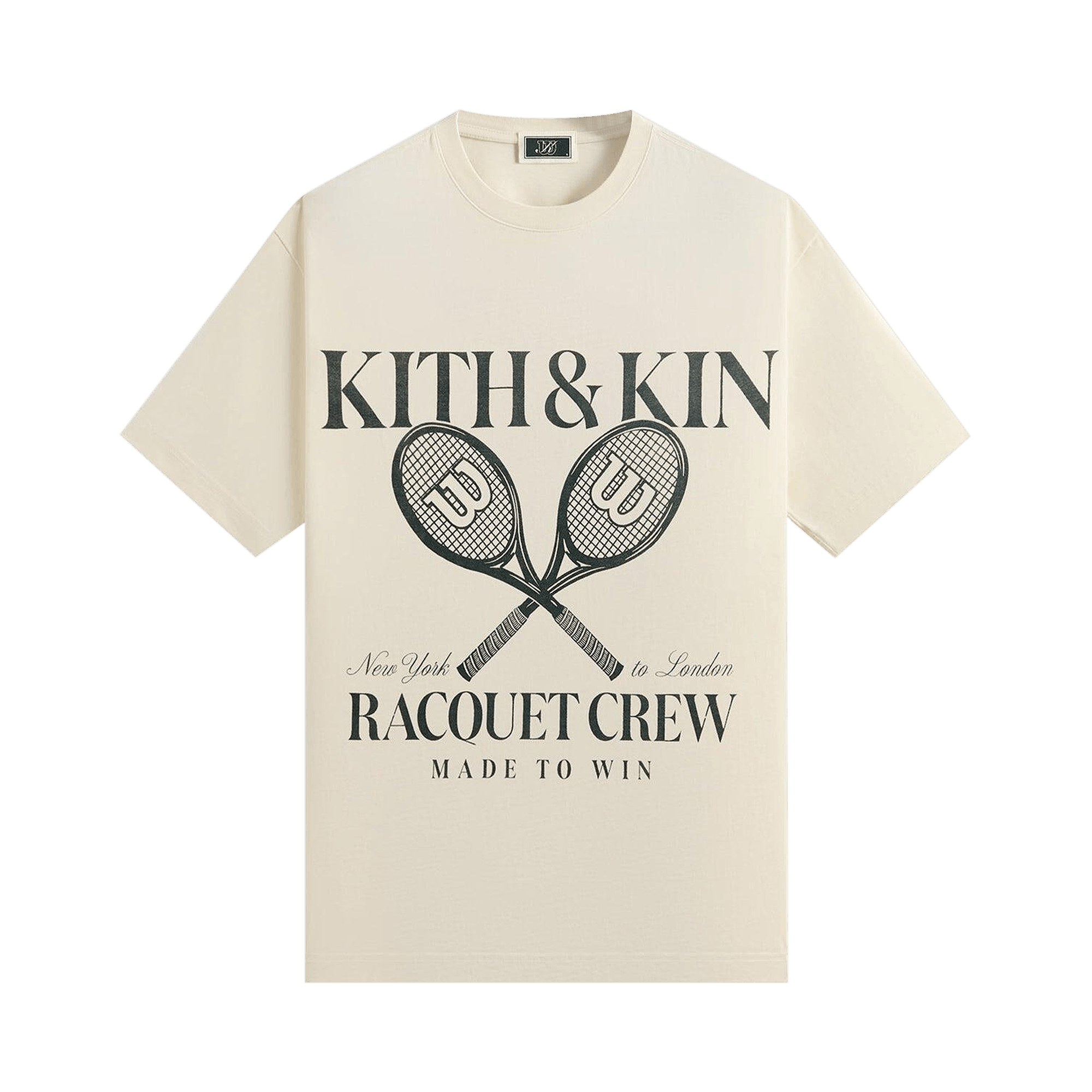 Kith x Wilson Racquet Crew Vintage Tee 'Sandrift'