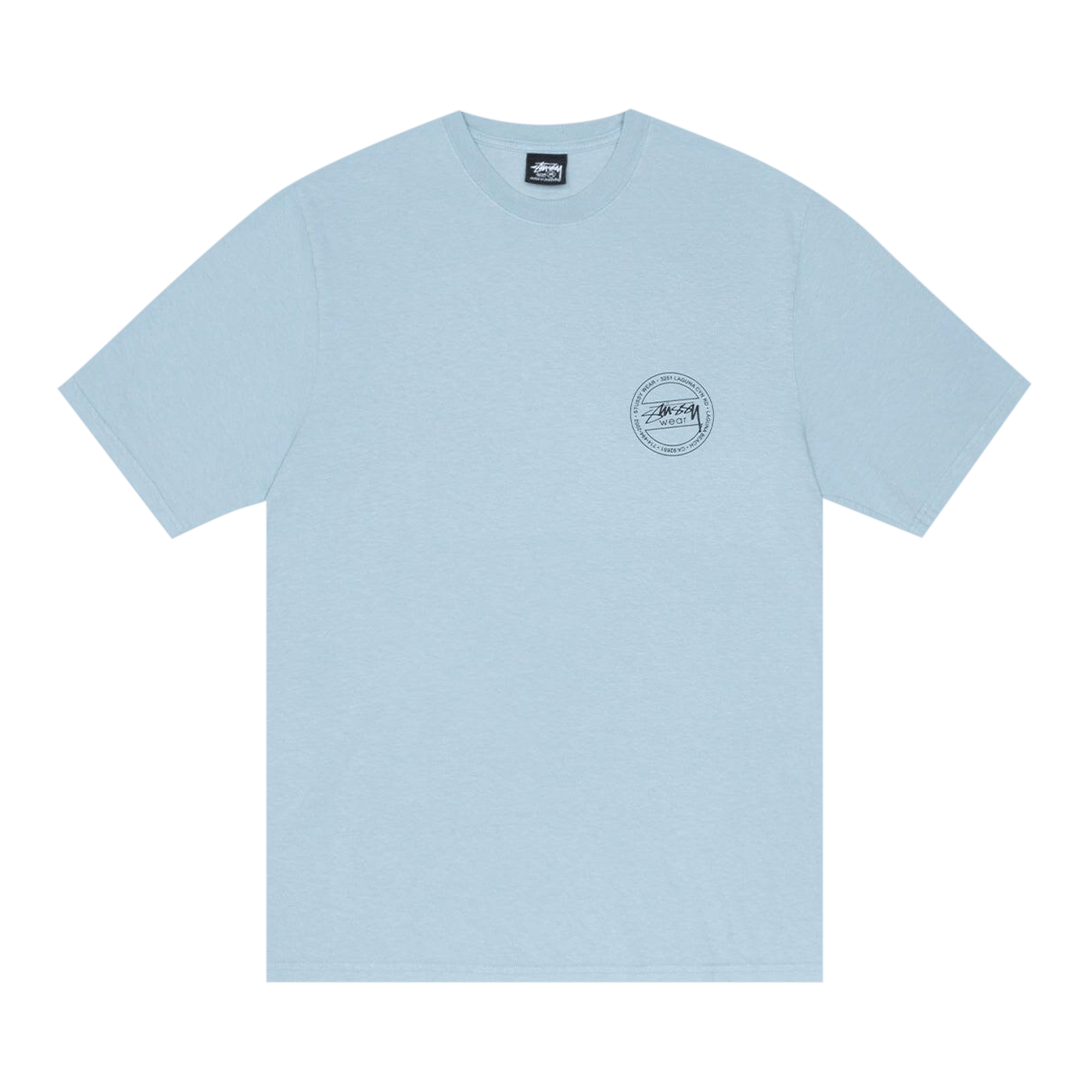 Stussy C Thru Tee Pigment Dyed 'Baby Blue'