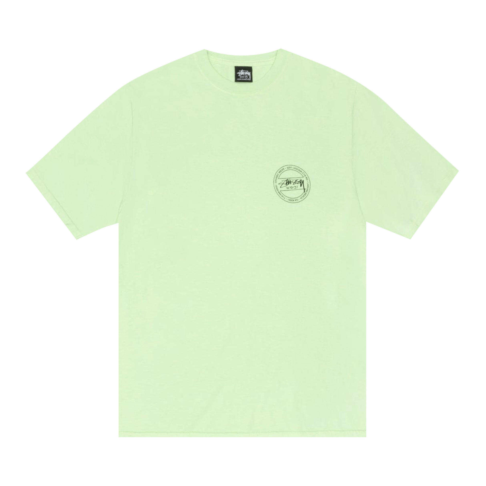 Stussy C Thru Tee Pigment Dyed 'Pistachio'
