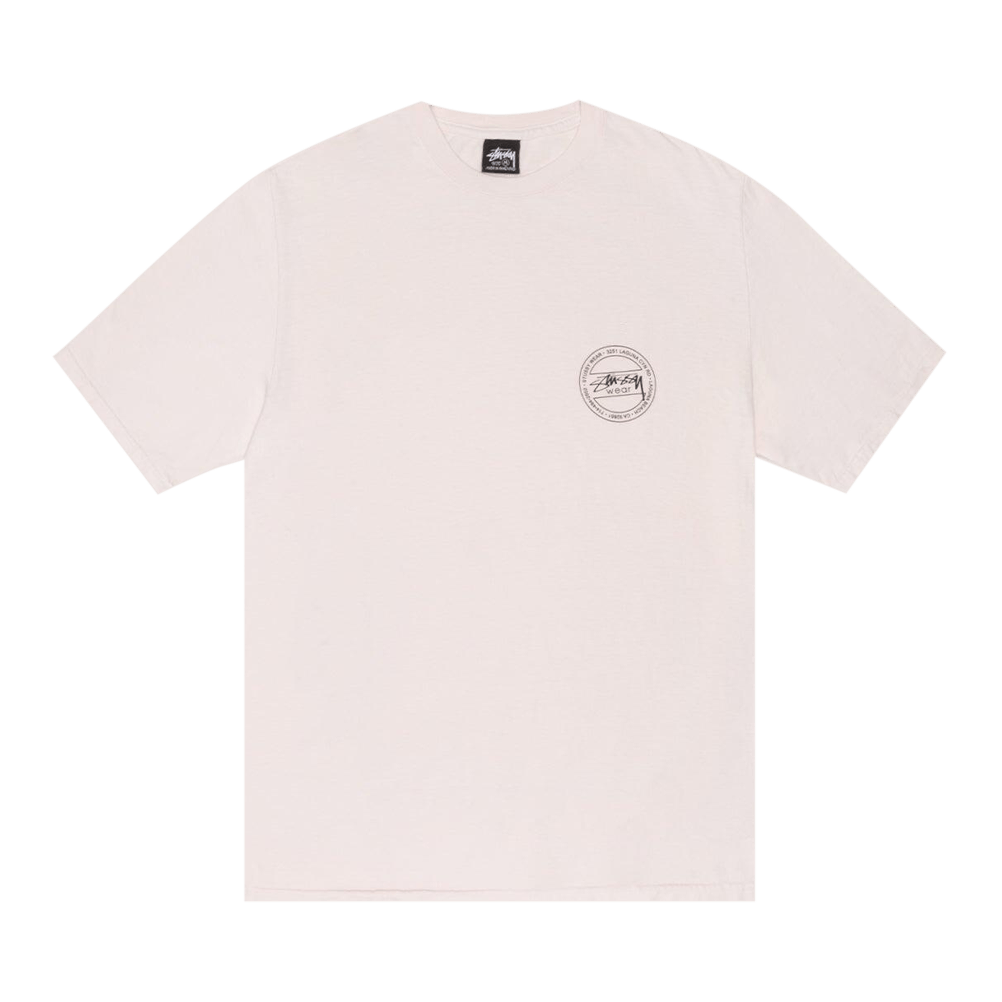 Stussy C Thru Tee Pigment Dyed 'Blush'