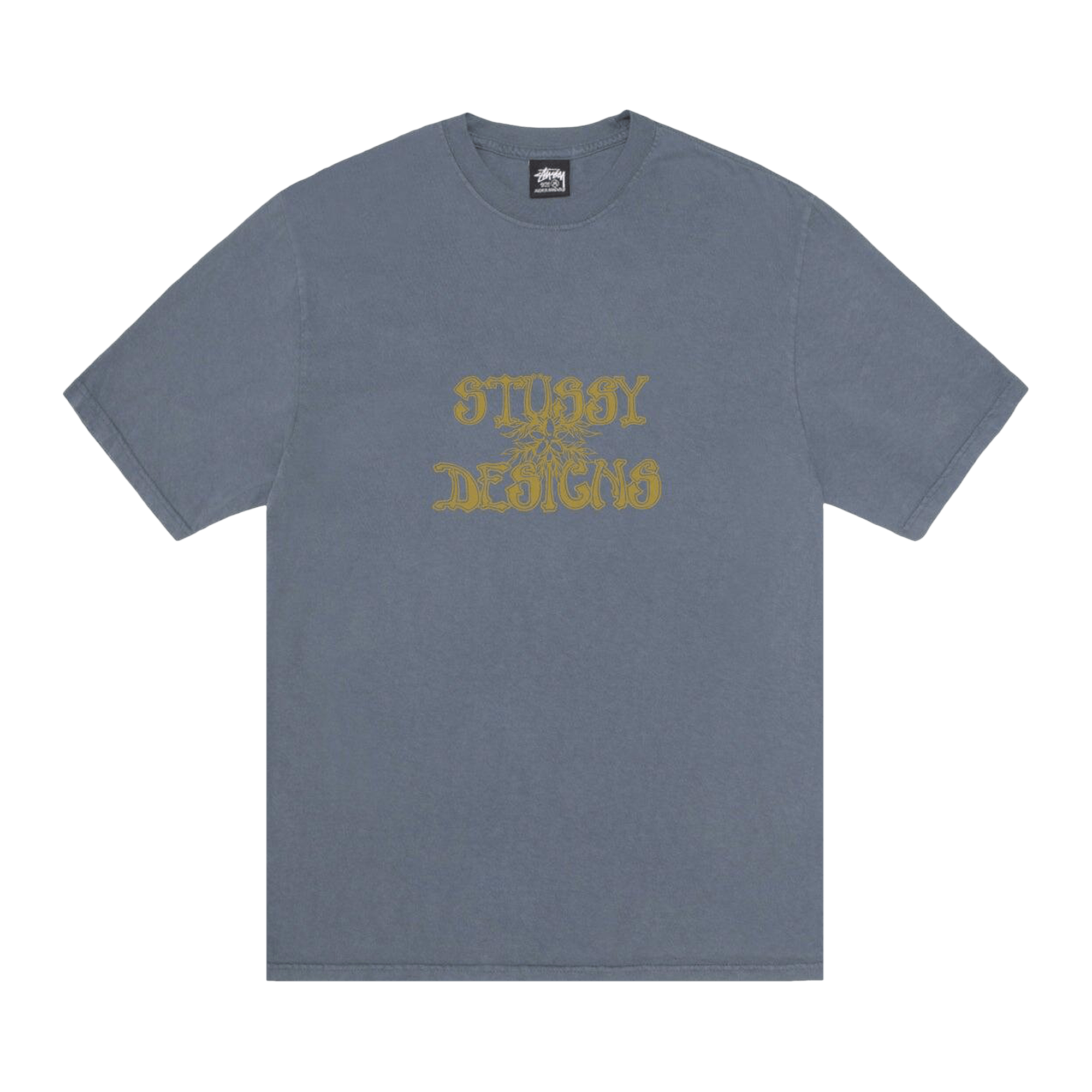 Stussy Wes Palms Tee Pigment Dyed 'Navy'