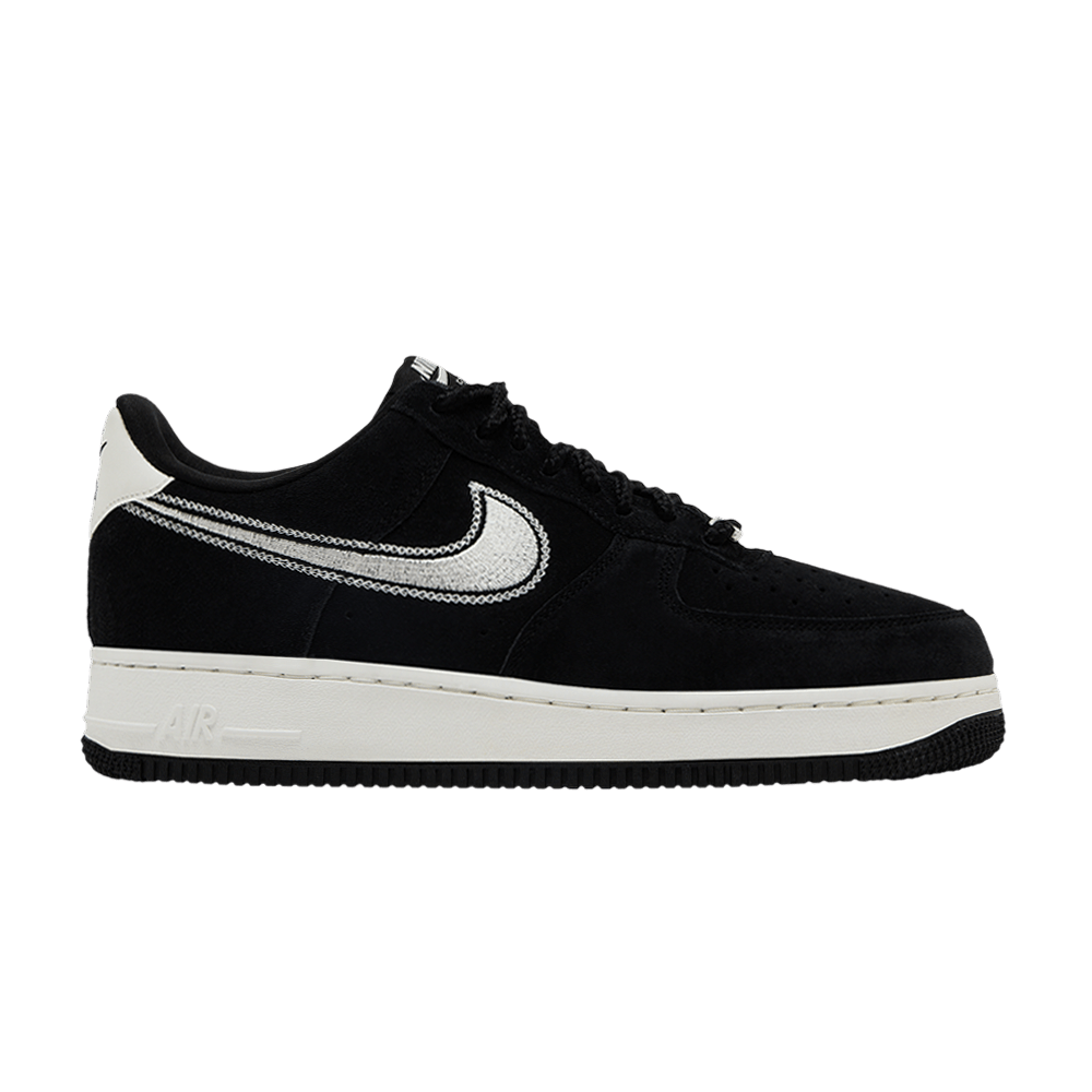 Nike Air Force 1 '07 LV8 'Embroidered Swoosh - Black Sail'